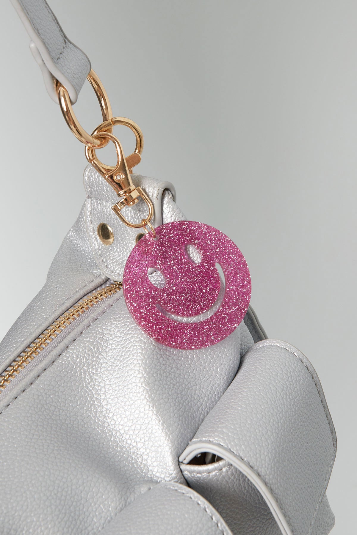 SLEUTELHANGER 'SMILEY' | ZILVER