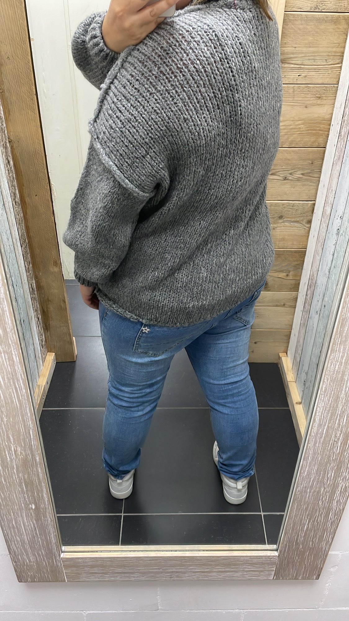 PS TRUI ‘GEBREID’ | DONKERGRIJS