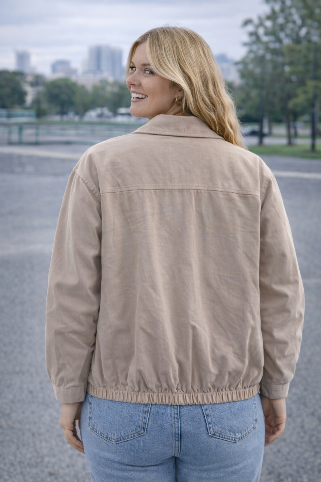 SPIJKERJAS 'SPRING' | BEIGE
