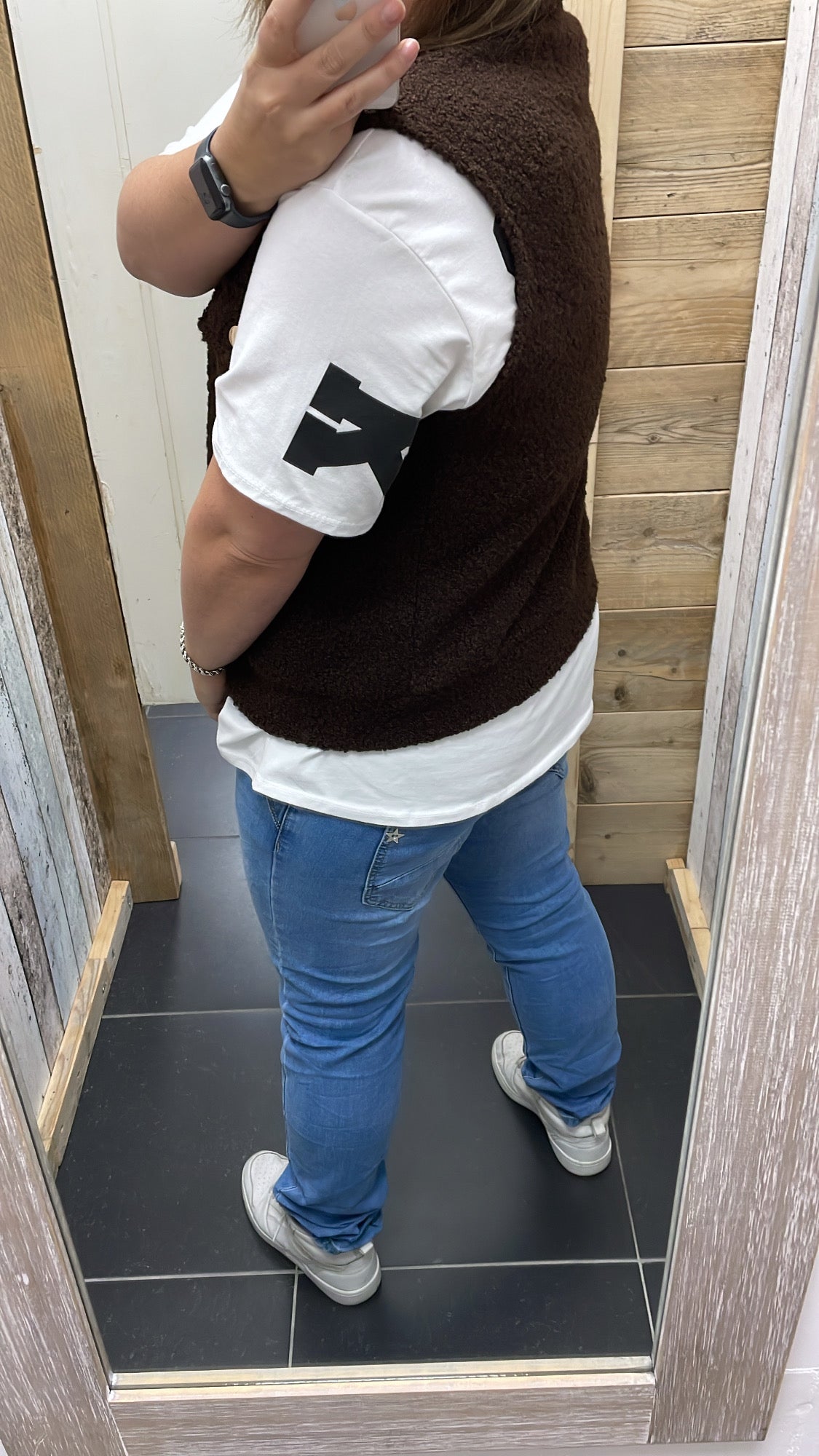 TEDDY GILET | DONKERBRUIN