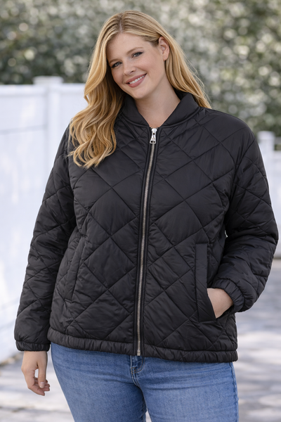 PS JAS 'GEWATTEERD' | ZWART