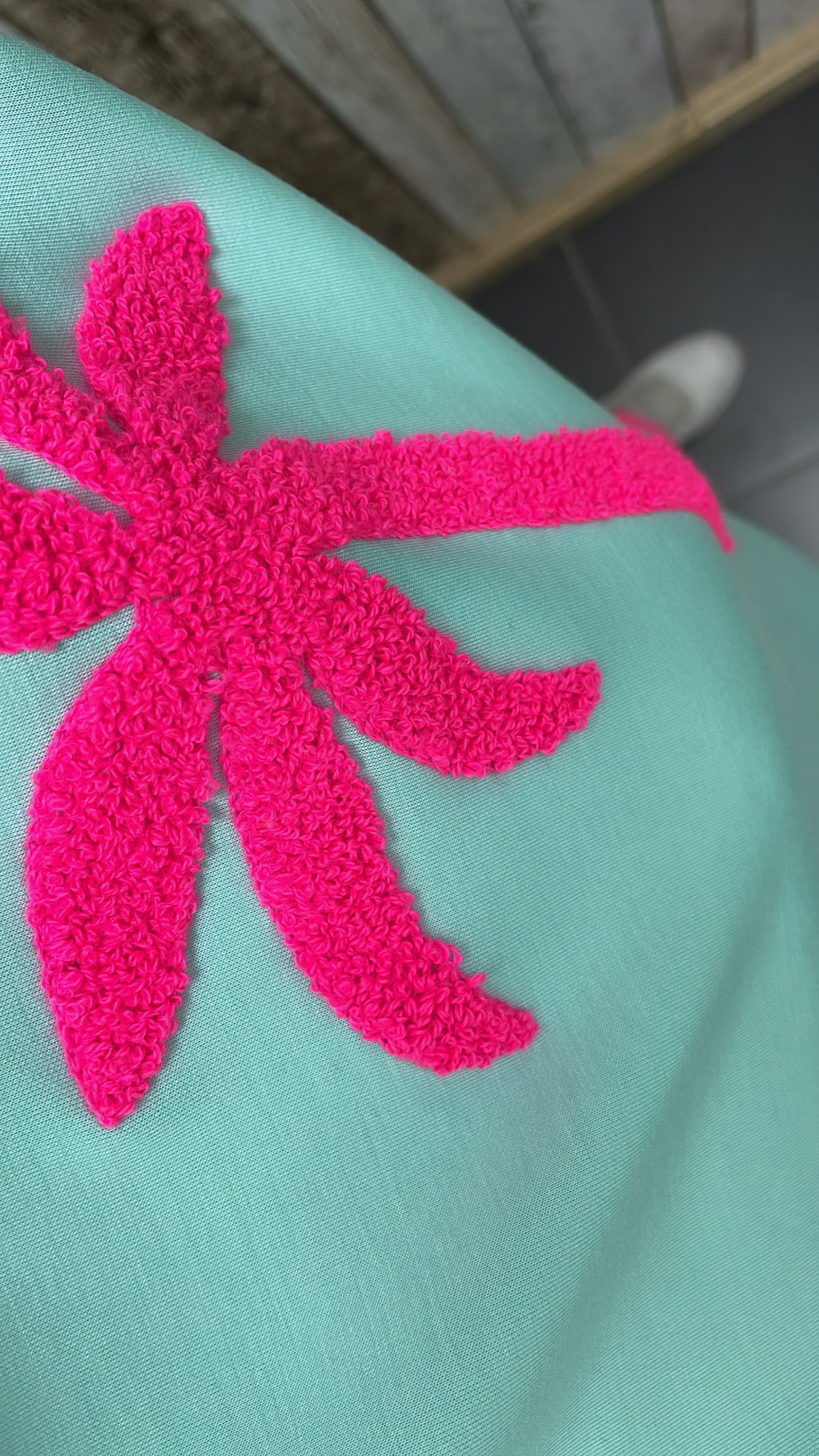 KM COMFY PAK 'PALMBOOM' | TURQUOISE