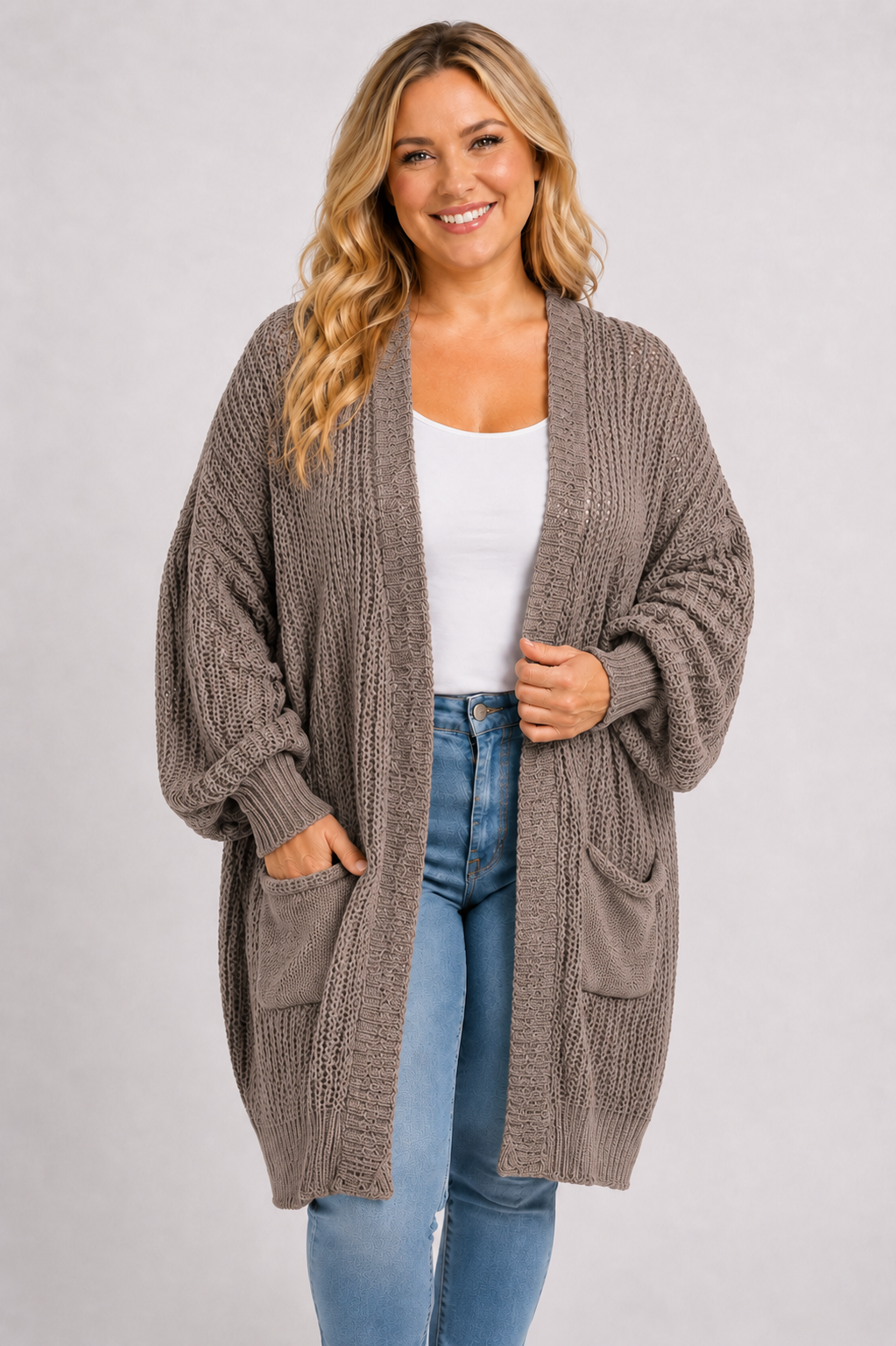 PS VEST 'POFMOUW' | TAUPE