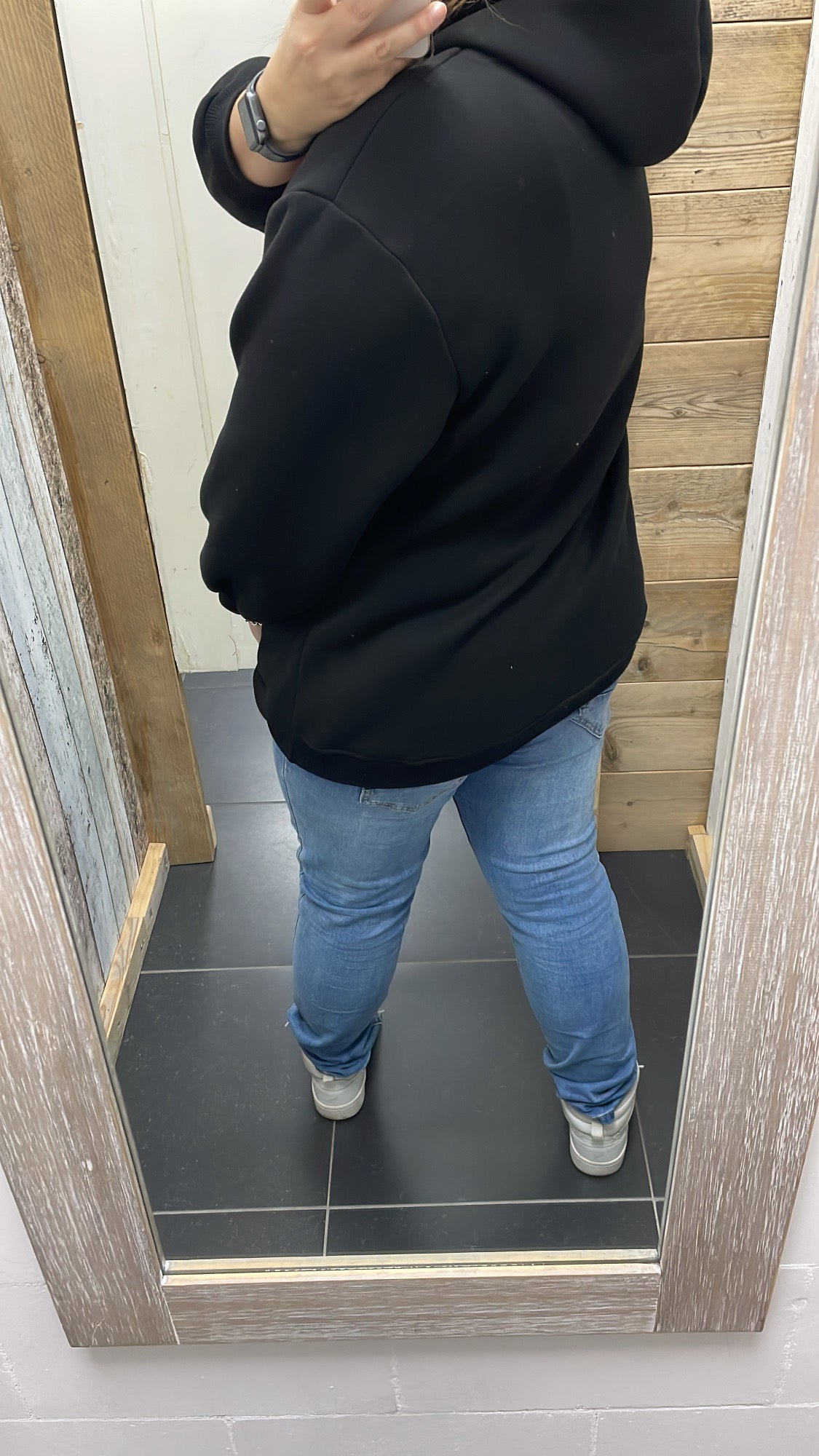 PS HOODIE 'PROSECCO’ | ZWART