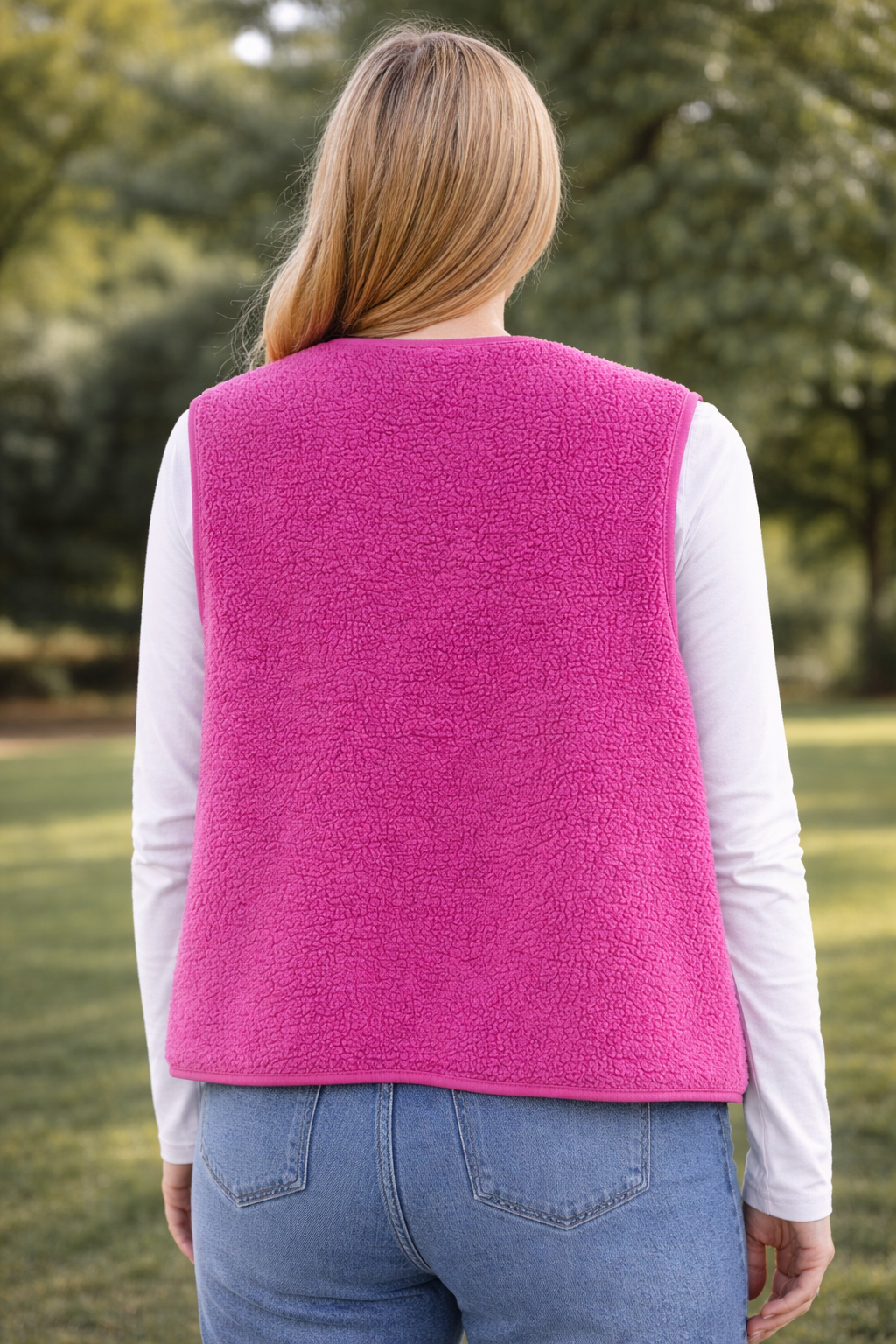 GILET 'SPRING' | FUCHSIA