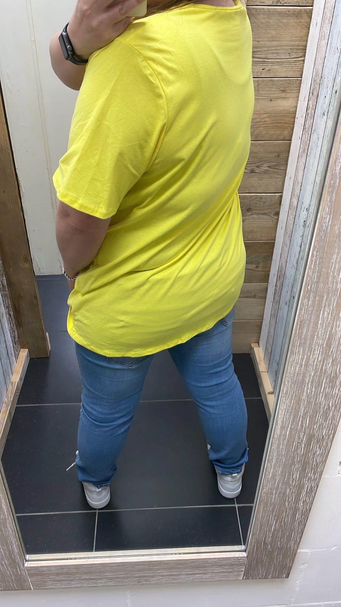 PS T-SHIRT ‘POCKET' | GEEL