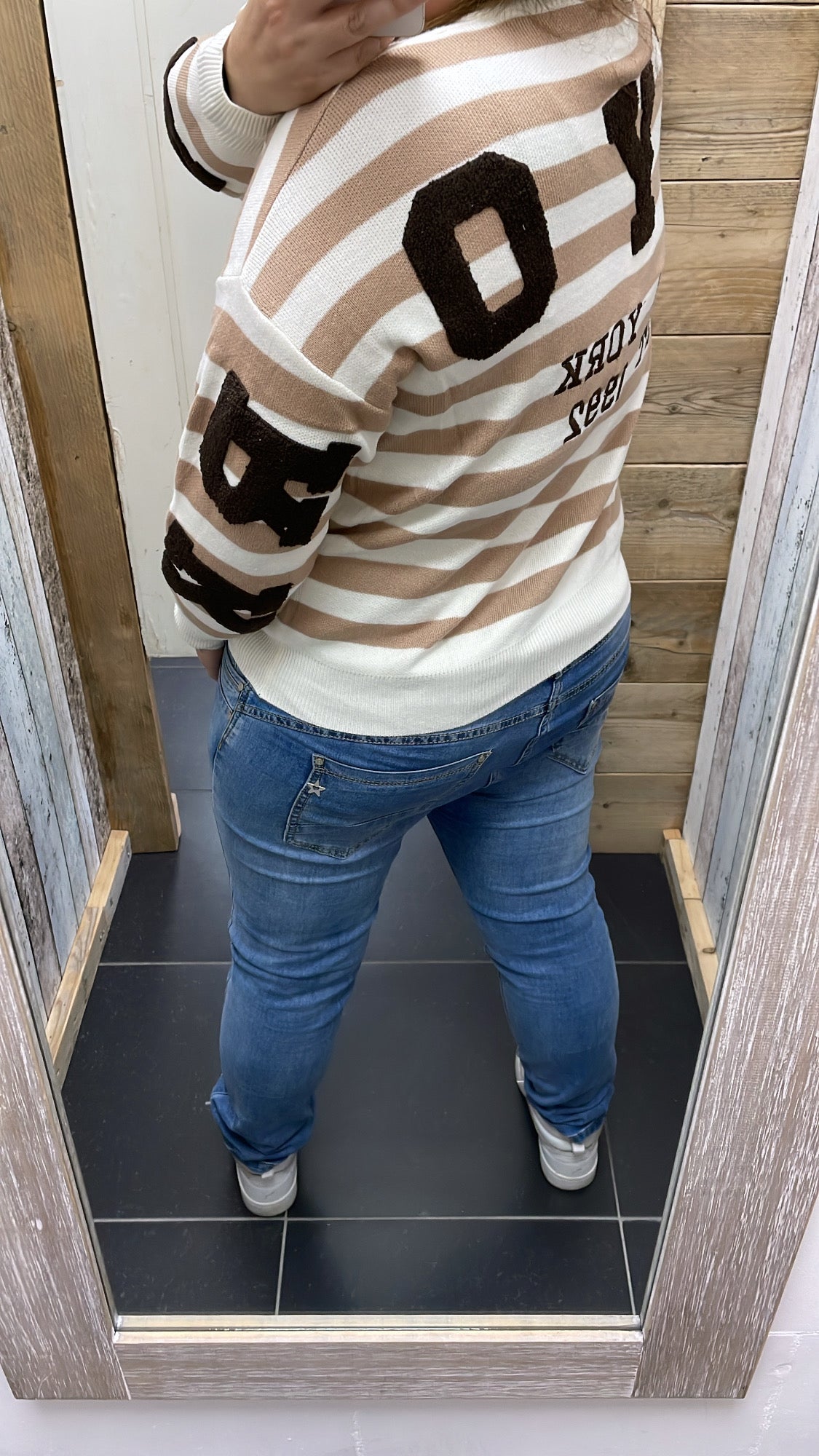 TRUI 'NEW YORK' | CREME/BRUIN