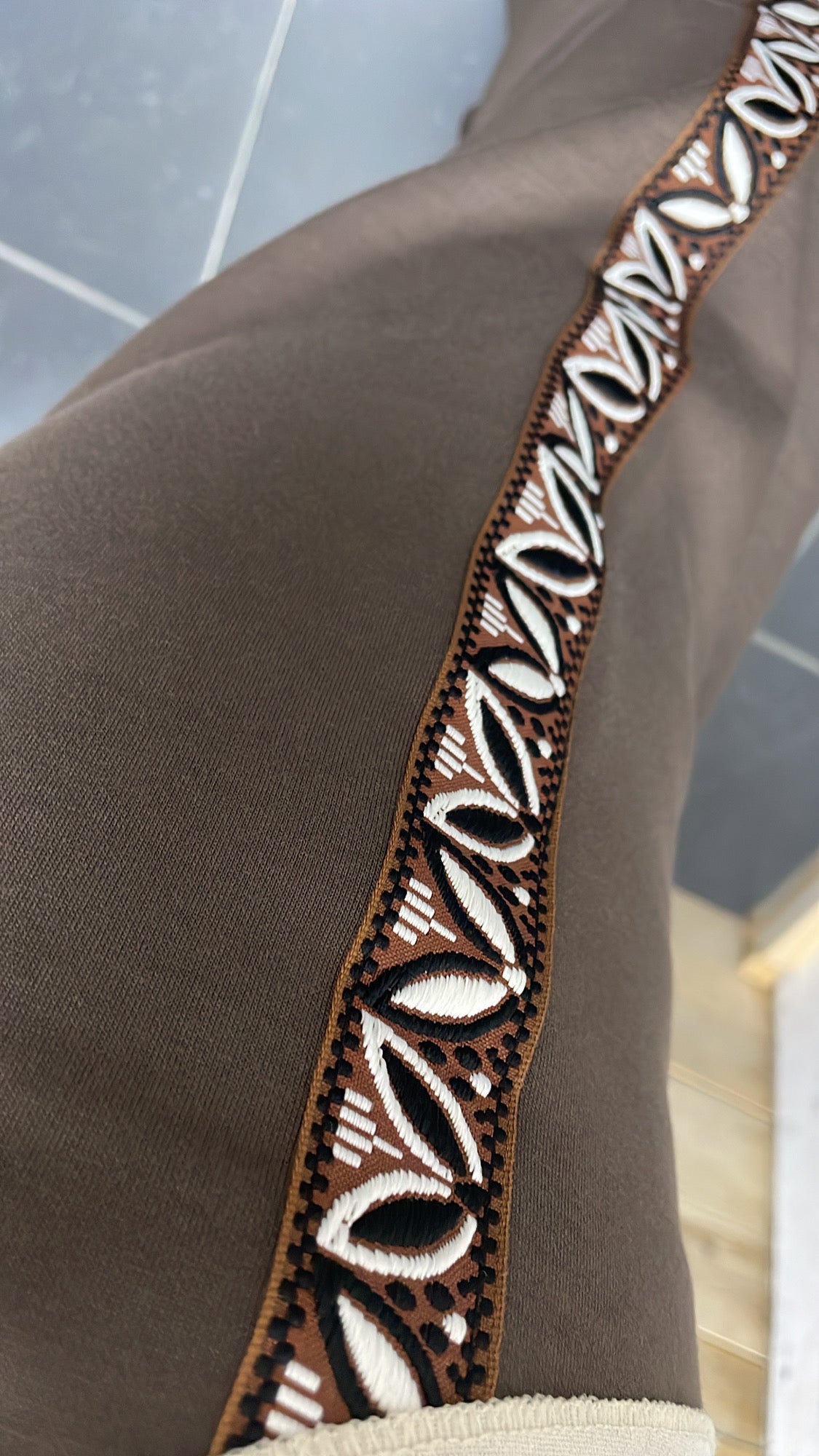 PS JOGGINGBROEK 'BIES' | BRUIN