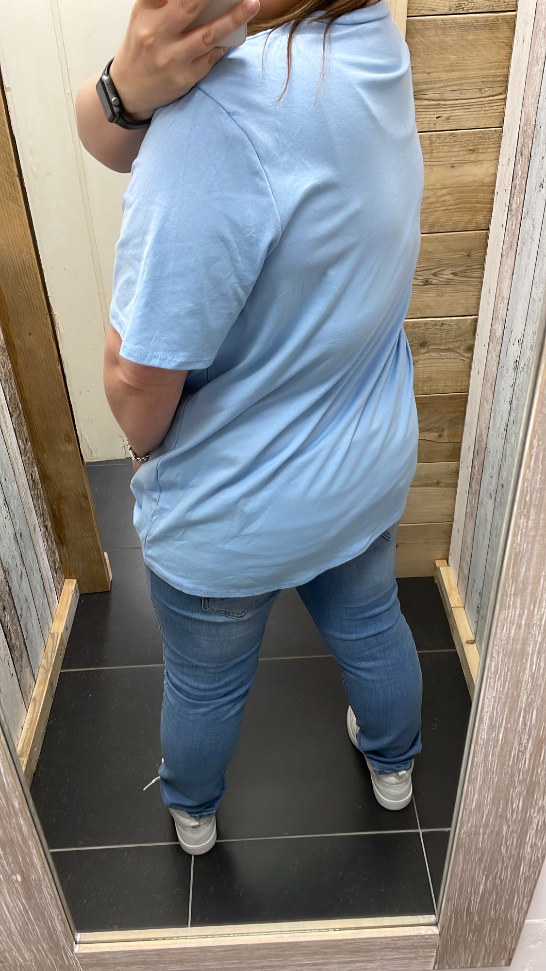 PS T-SHIRT ‘POCKET' | BLAUW