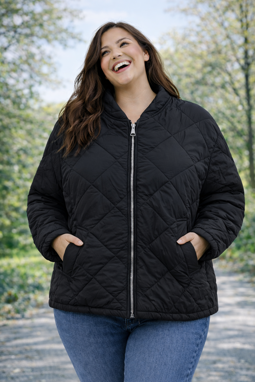 PS JAS 'GEWATTEERD' | ZWART (PRE ORDER 19-2)