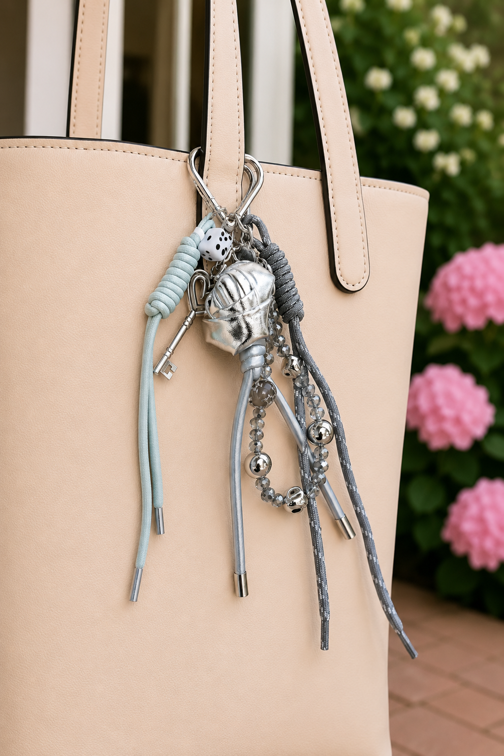 TASSENHANGER 'ROOS' | ZILVER