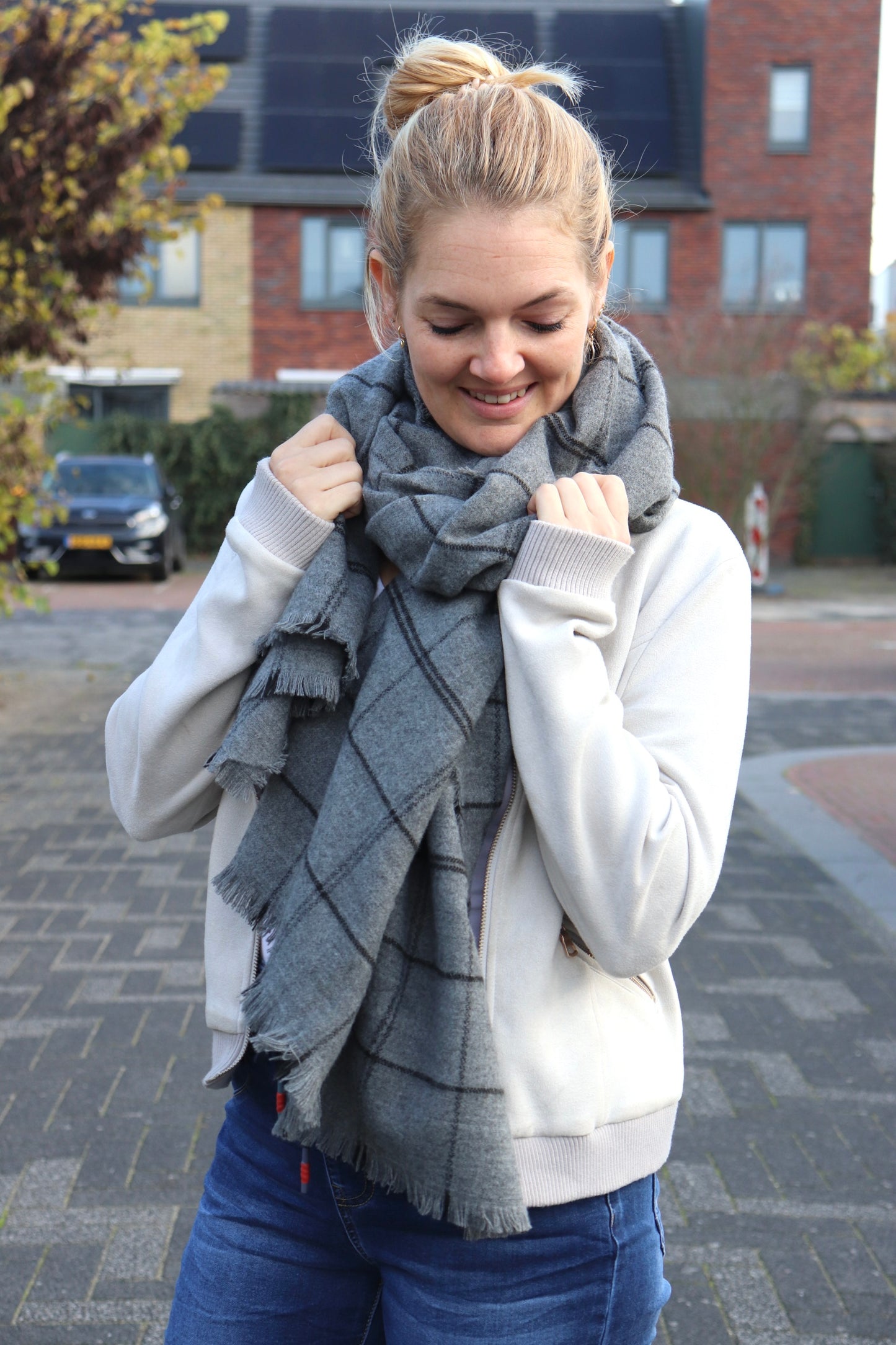 SJAAL 'WINTER' | DONKERGRIJS