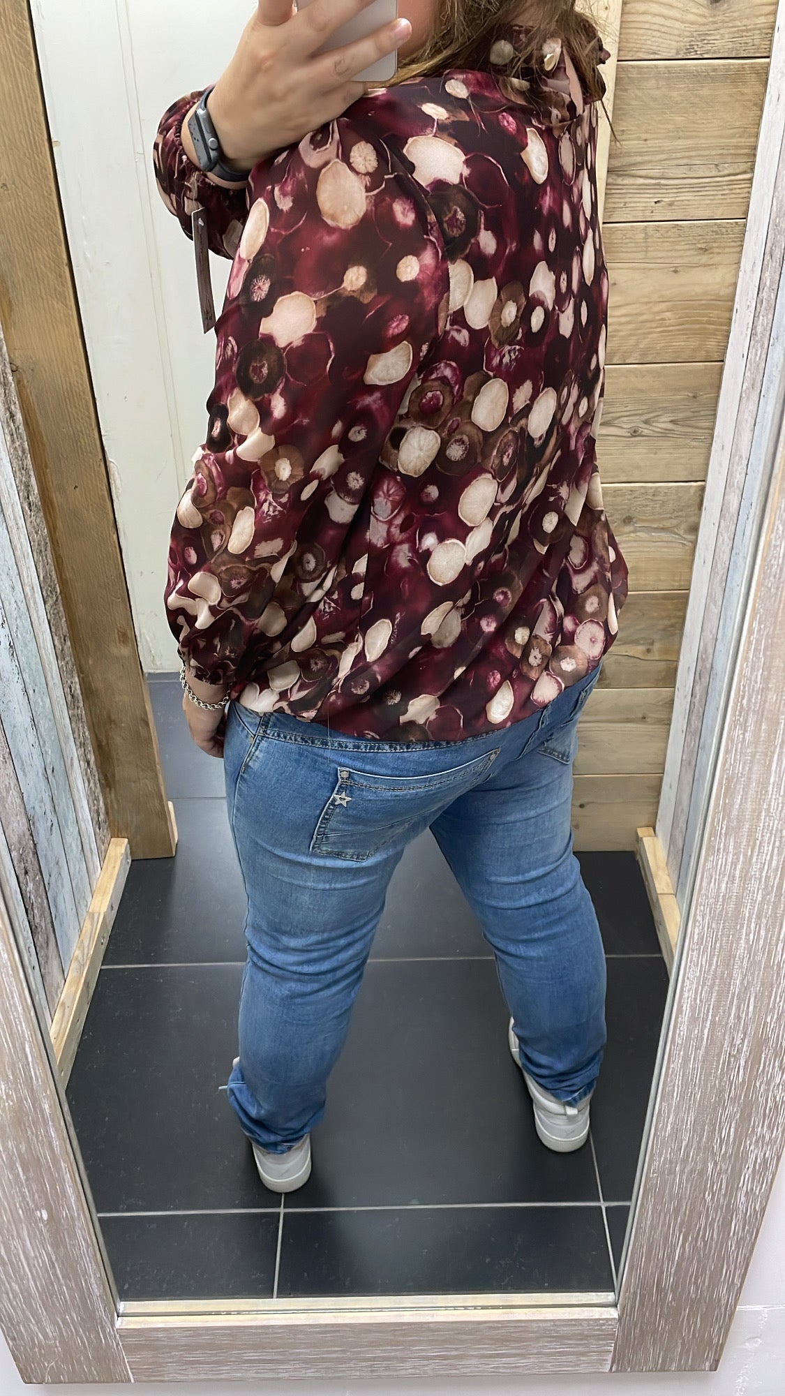BLOUSE ‘INGE’ | BORDEAUX