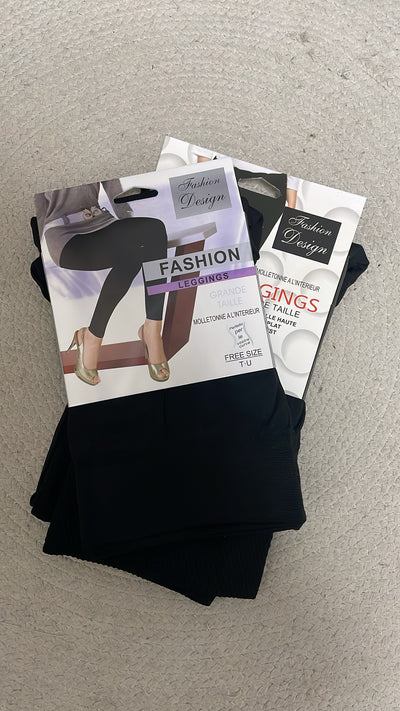 THERMO LEGGING | ZWART