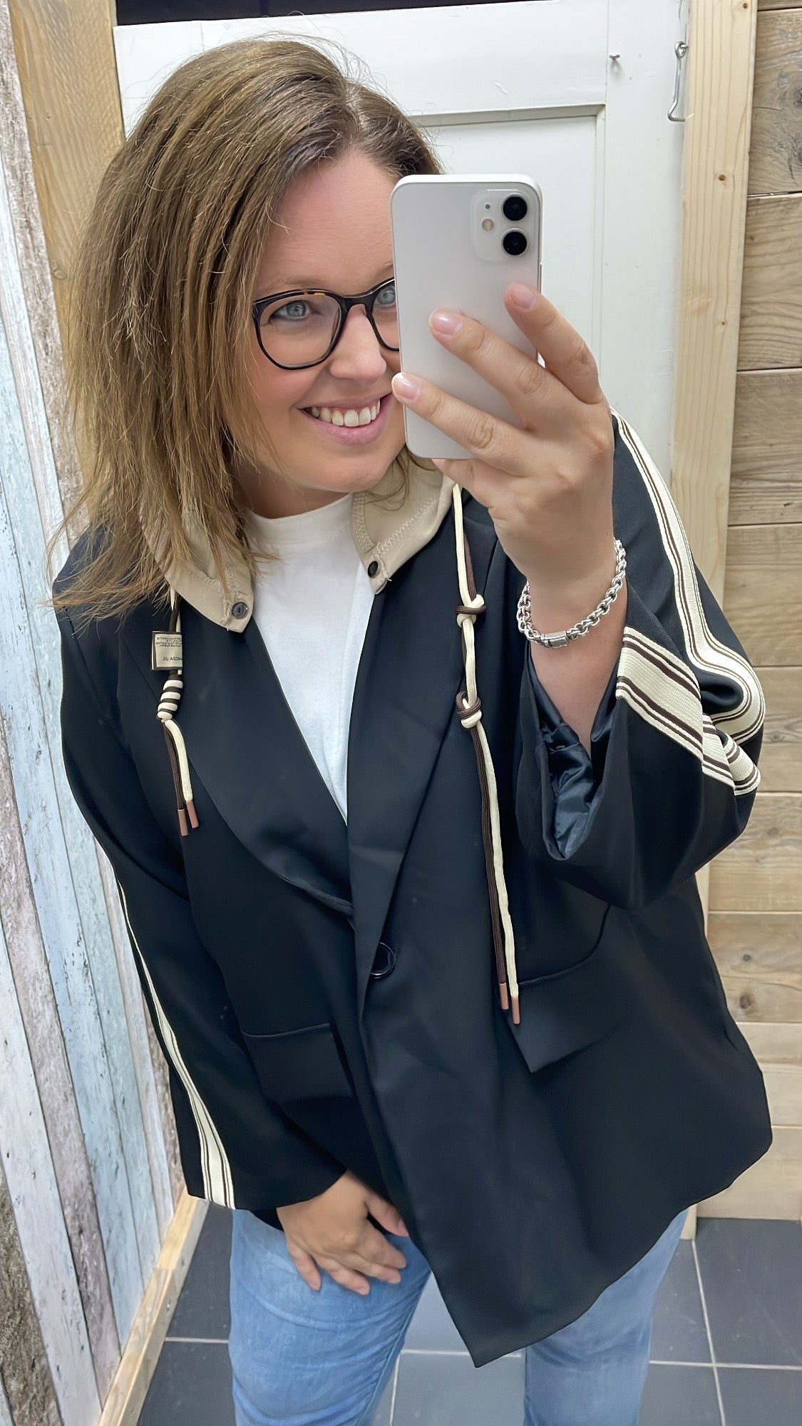 PS BLAZER 'BIES' | ZWART