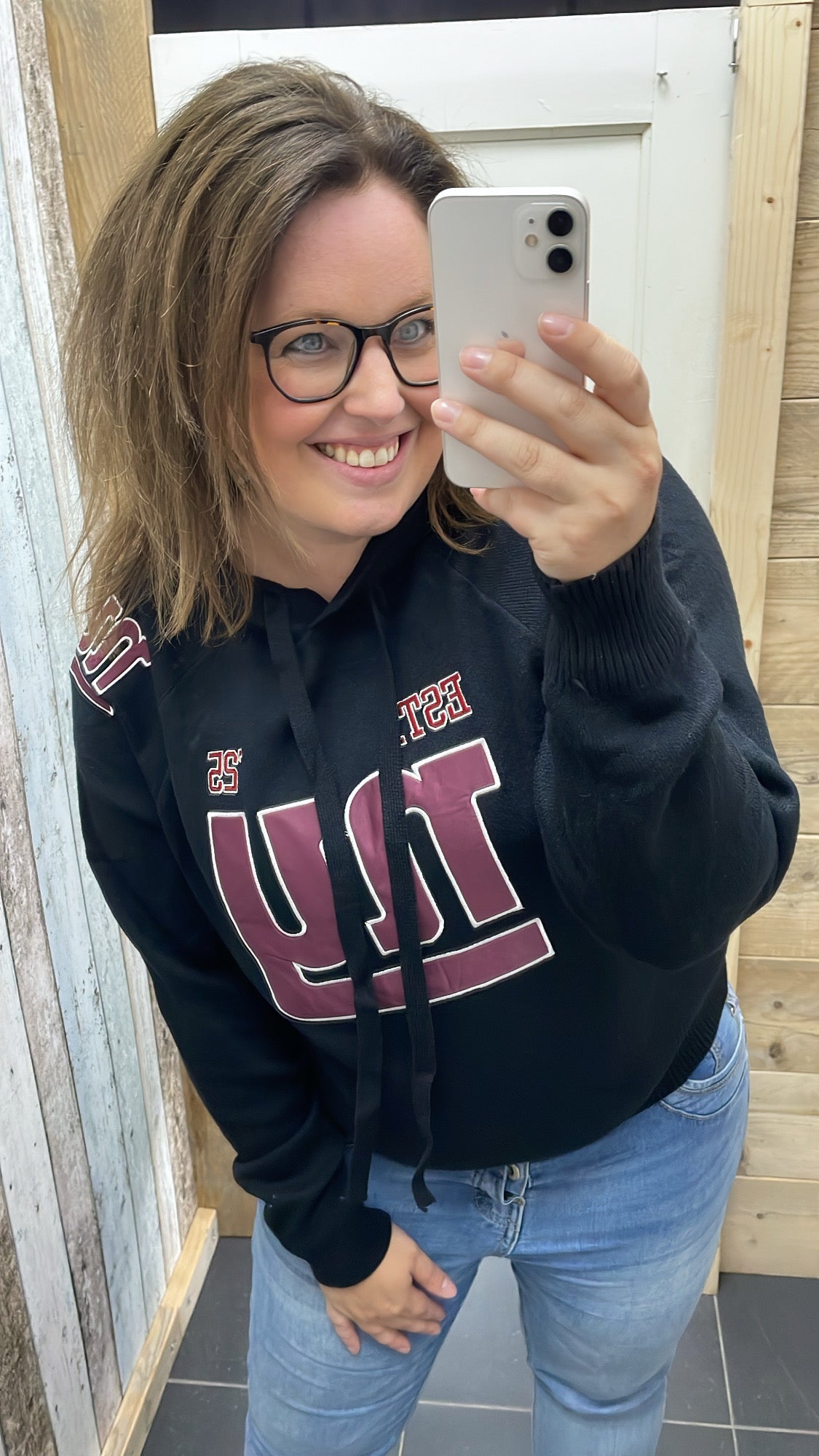 SWEATER 'NY CAPUCHON' | ZWART