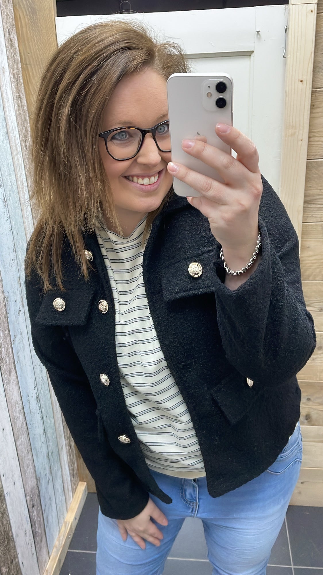 TOP 'STREPEN' | ZWART