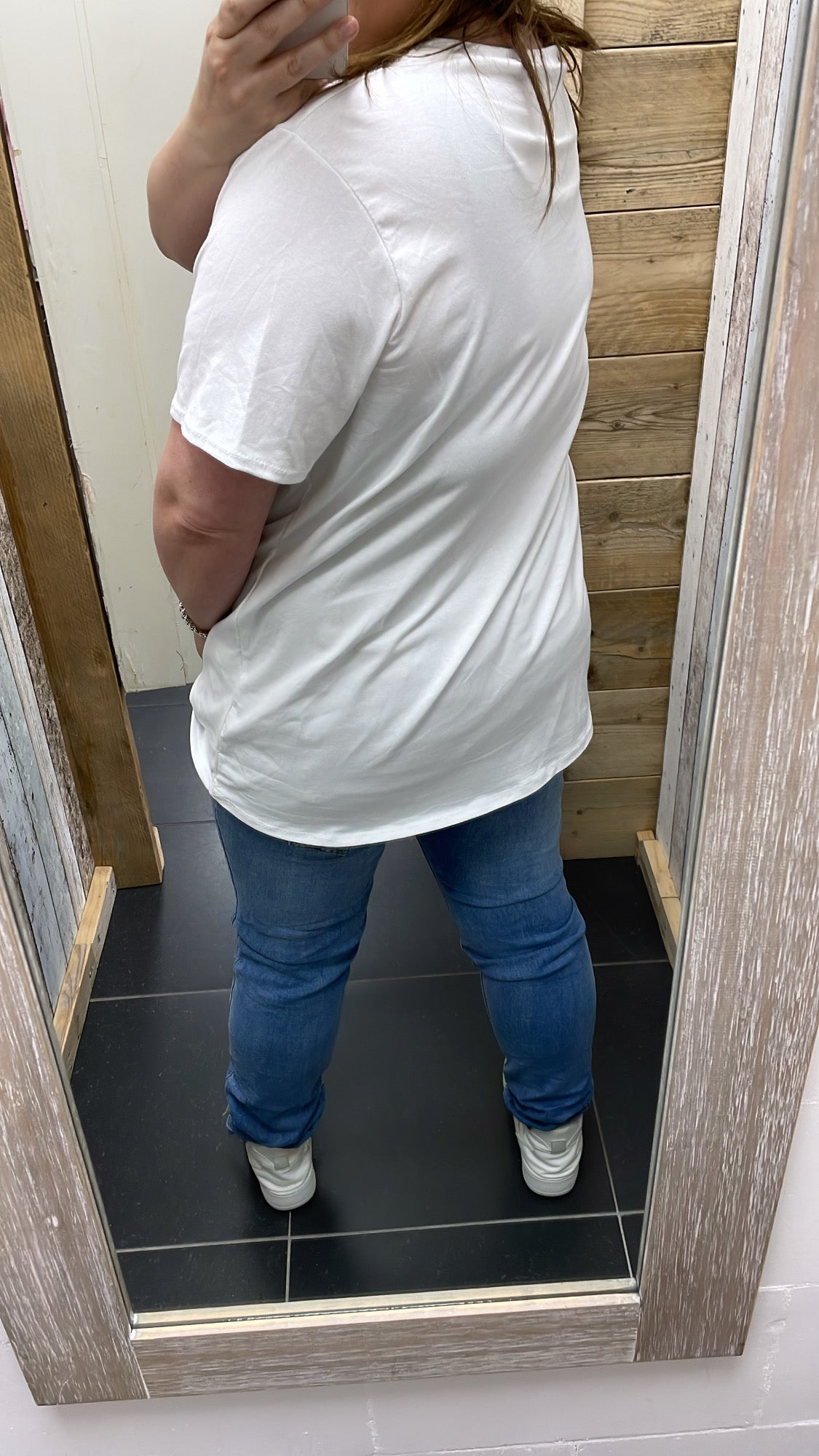 PS T-SHIRT ‘PANTER' | OFF-WHITE/PAARS