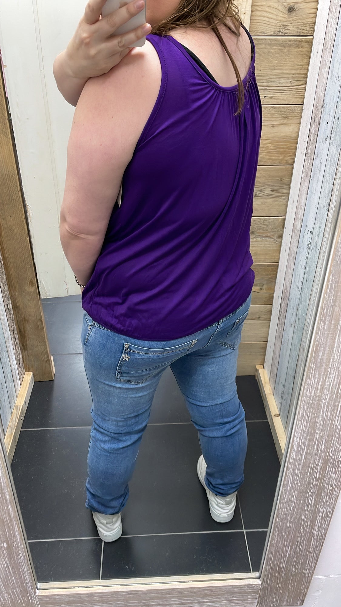 BALLONTOP | DONKERPAARS