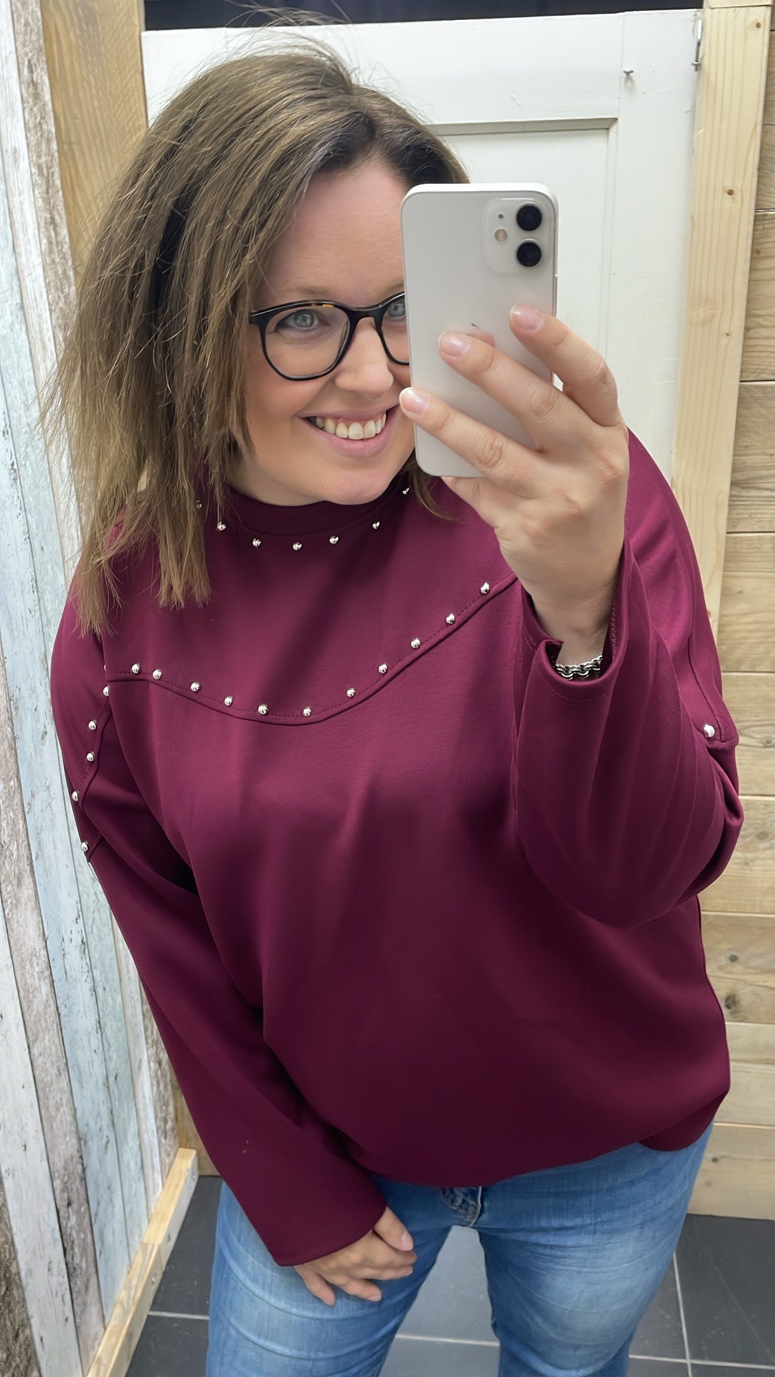 PS TRUI 'STUDS' | BORDEAUX