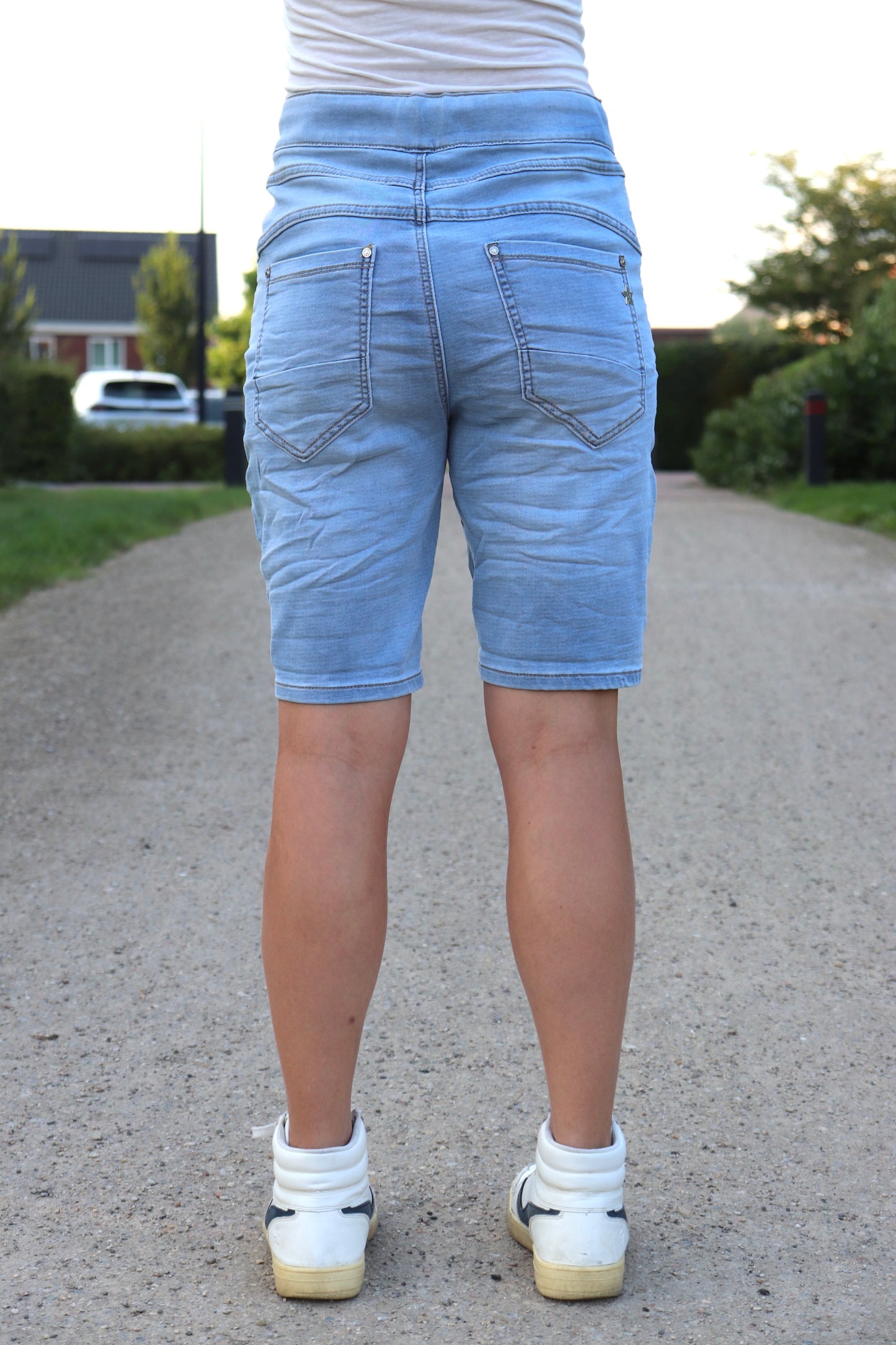 KAROSTAR KORTE BROEK 'KOORD' | JEANS