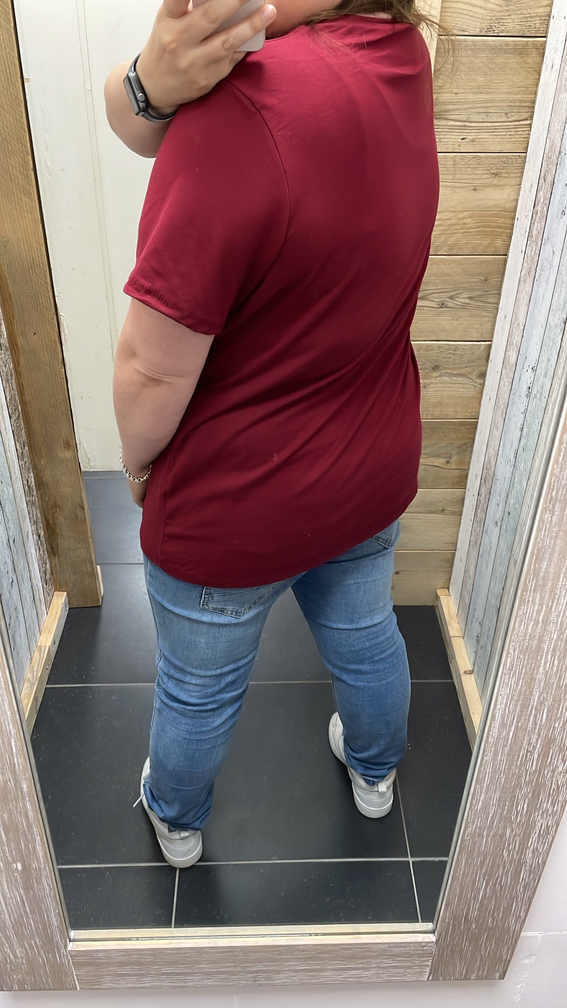 PS T-SHIRT ‘BASIC’ | BORDEAUX