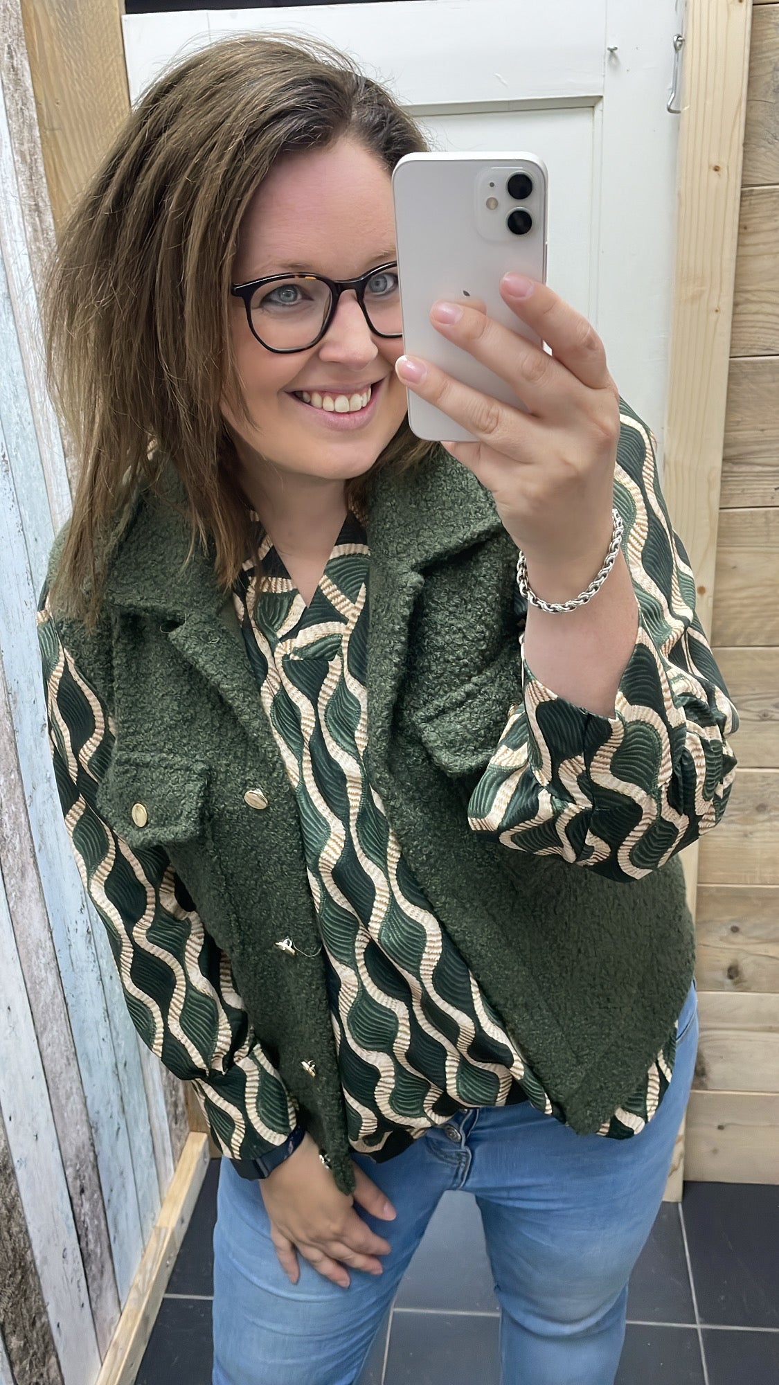 BLOUSE 'NANCY' | ARMY