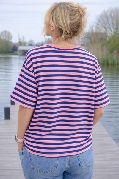 TOP 'MON CHERI' | NAVY