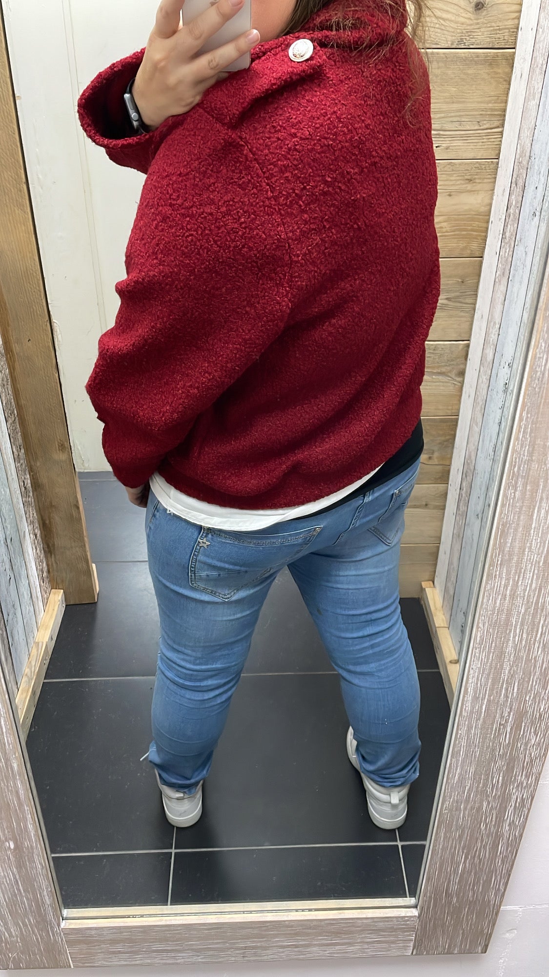 PS VEST 'TEDDY KNOOP' | WIJNROOD