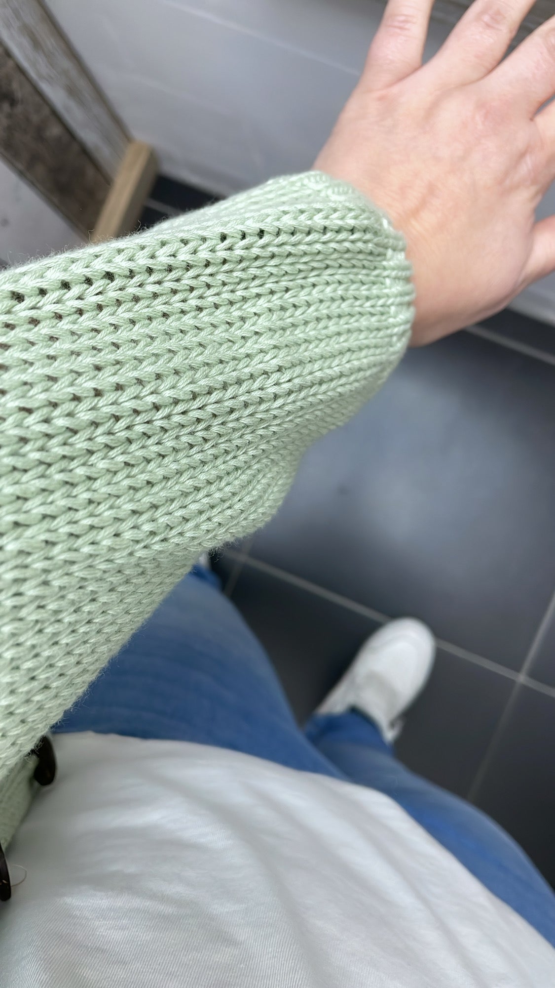 VEST ‘KNOPEN’ | MINTGROEN
