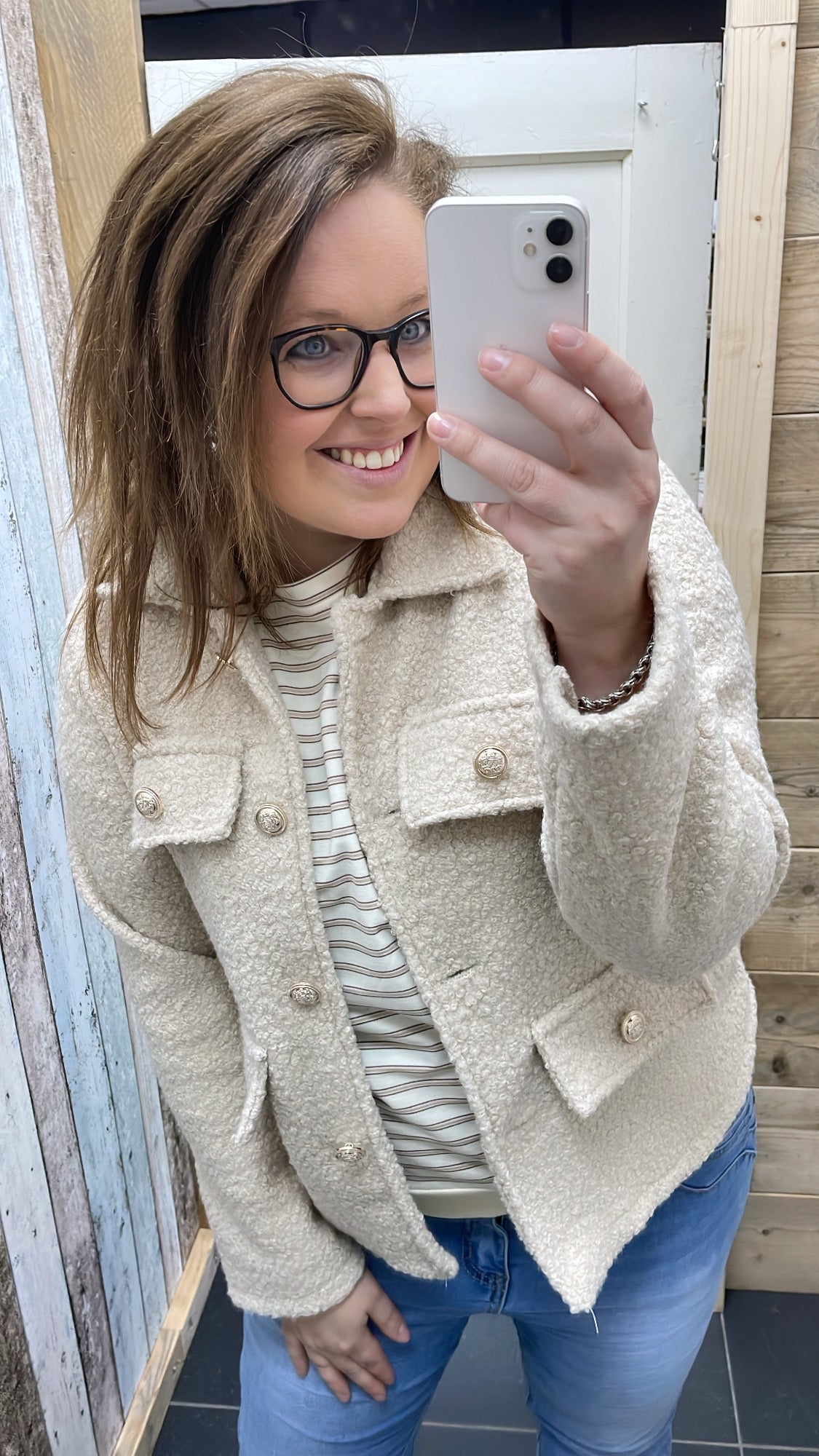 TOP 'STREPEN' | TAUPE