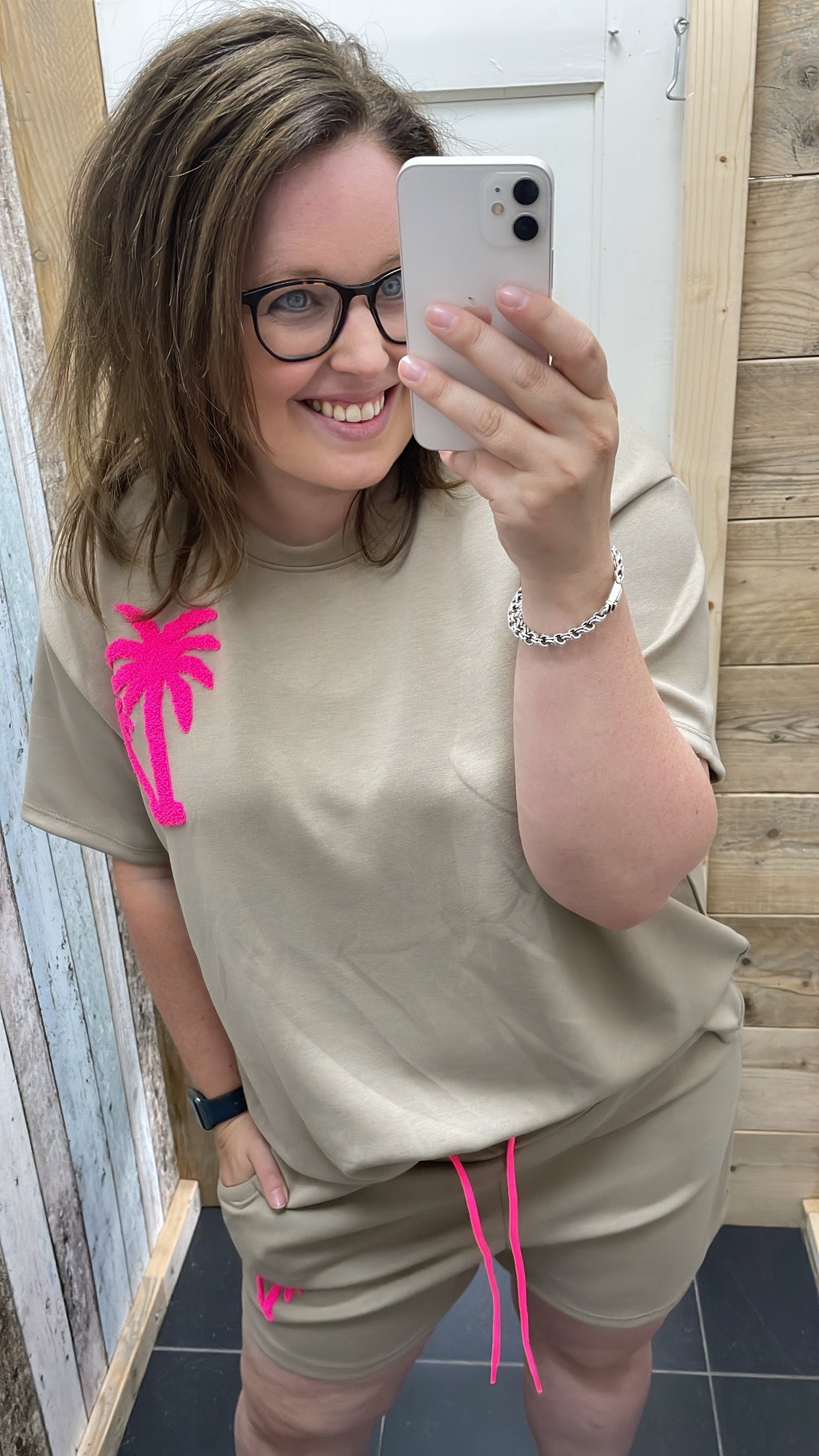 PS COMFY PAK 'PALMBOOM' | TAUPE