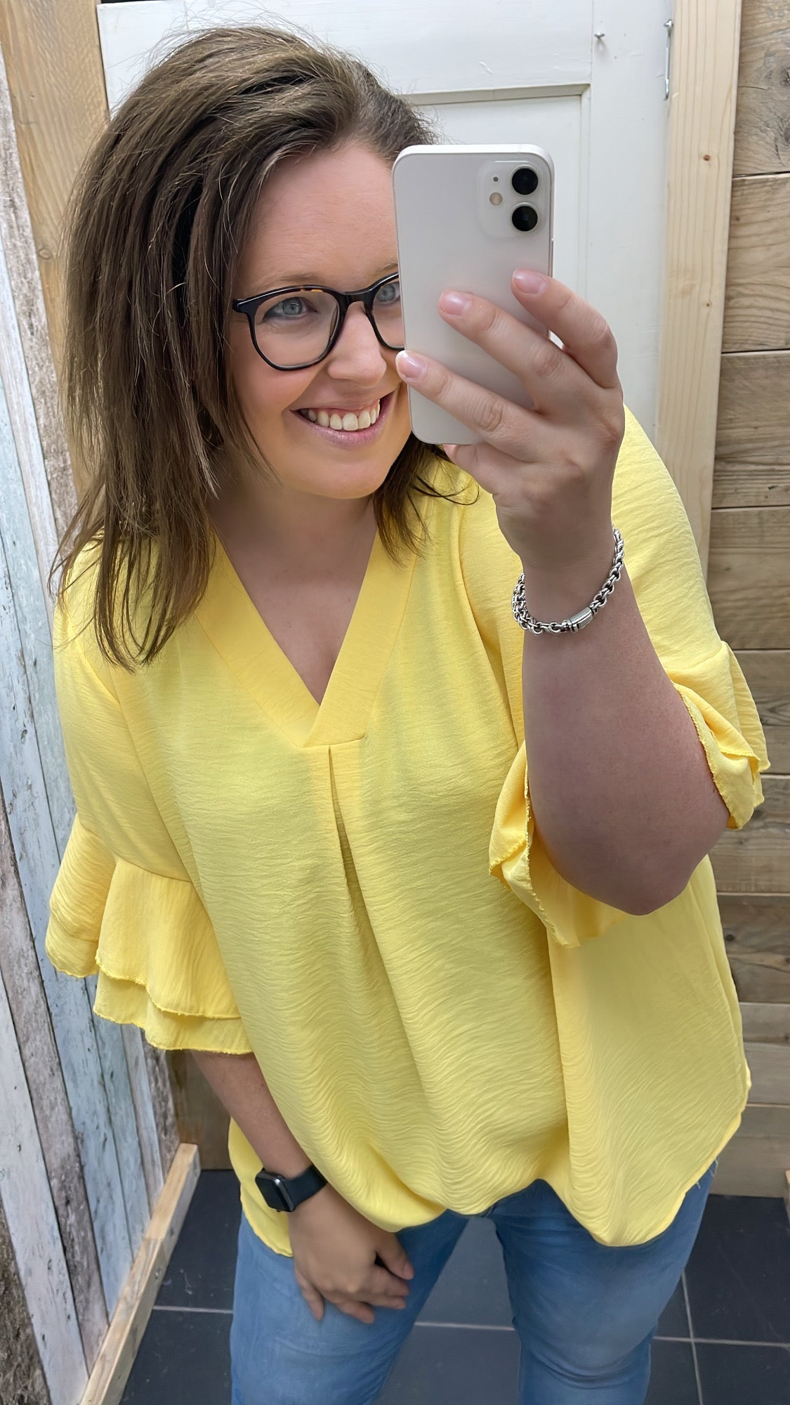 PS TOP 'ROEZEL 3/4' | GEEL