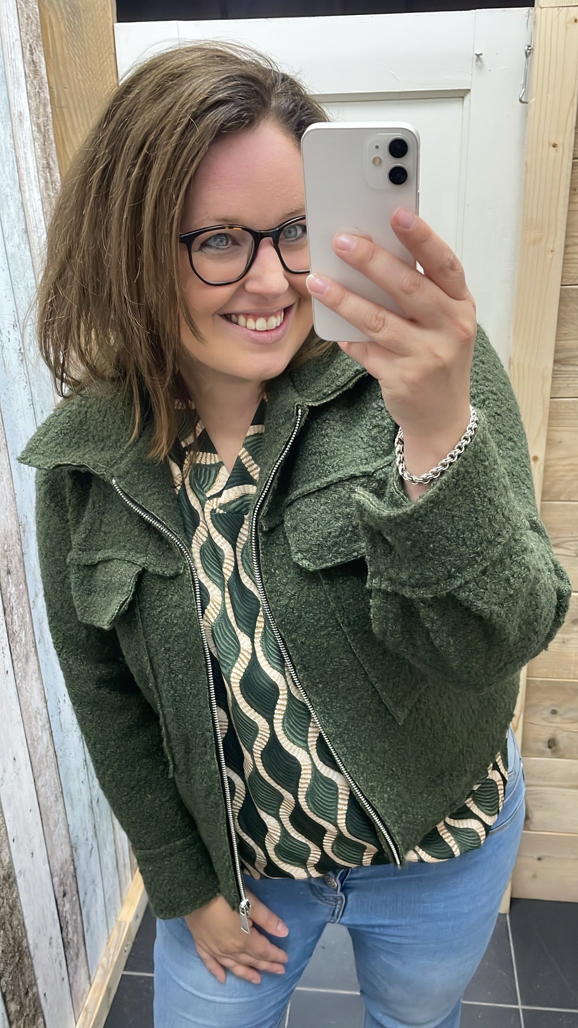 BLOUSE 'NANCY' | ARMY