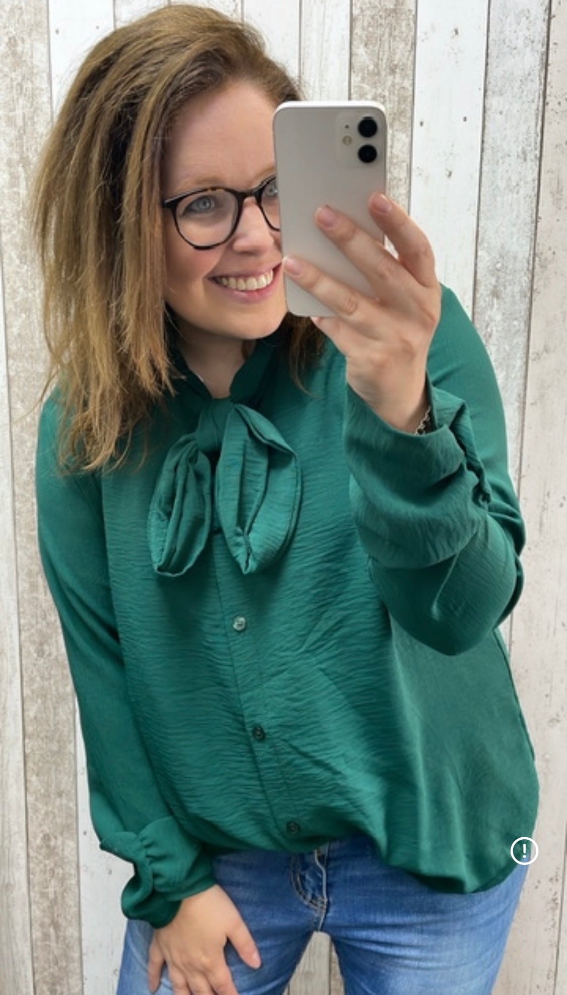 BLOUSE ‘STRIK’ | FLESSENGROEN