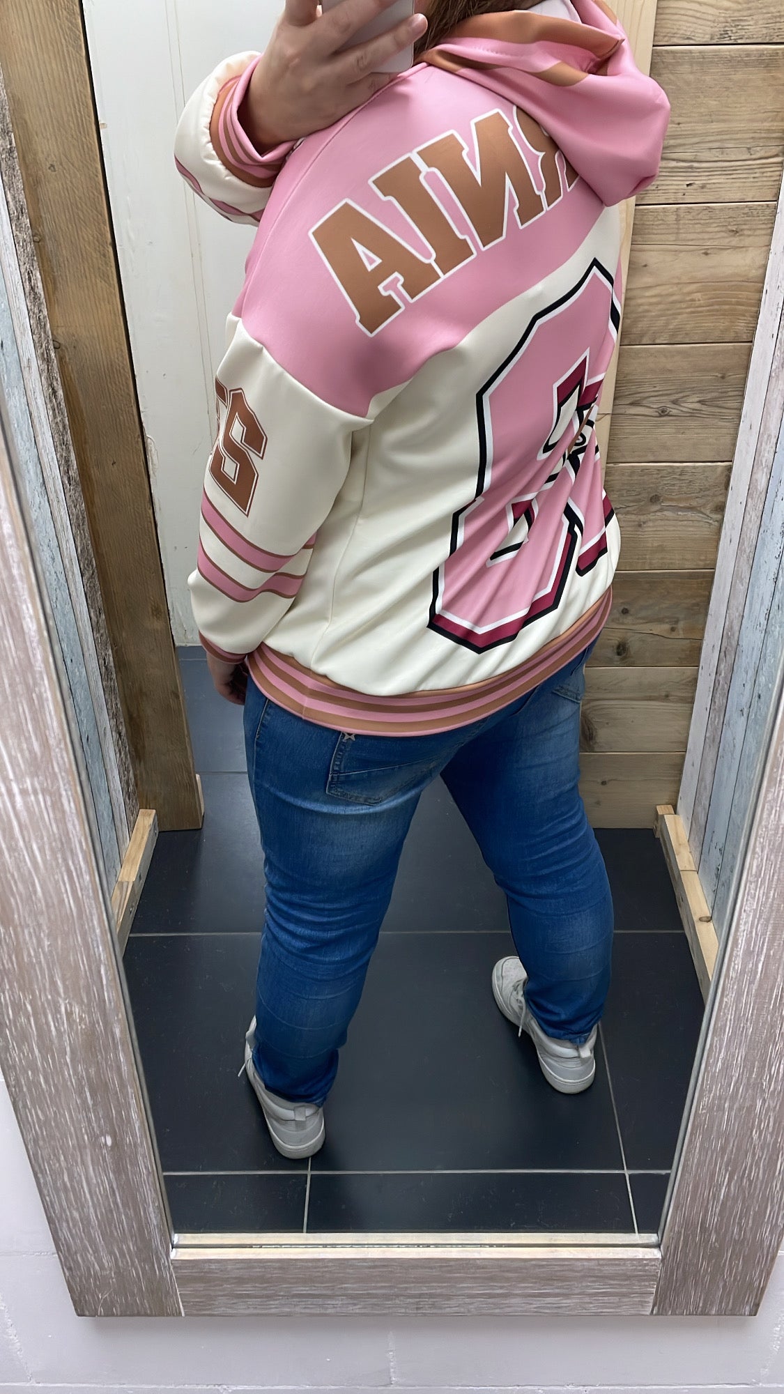 PS HOODIE 'BASEBALL' | ROZE