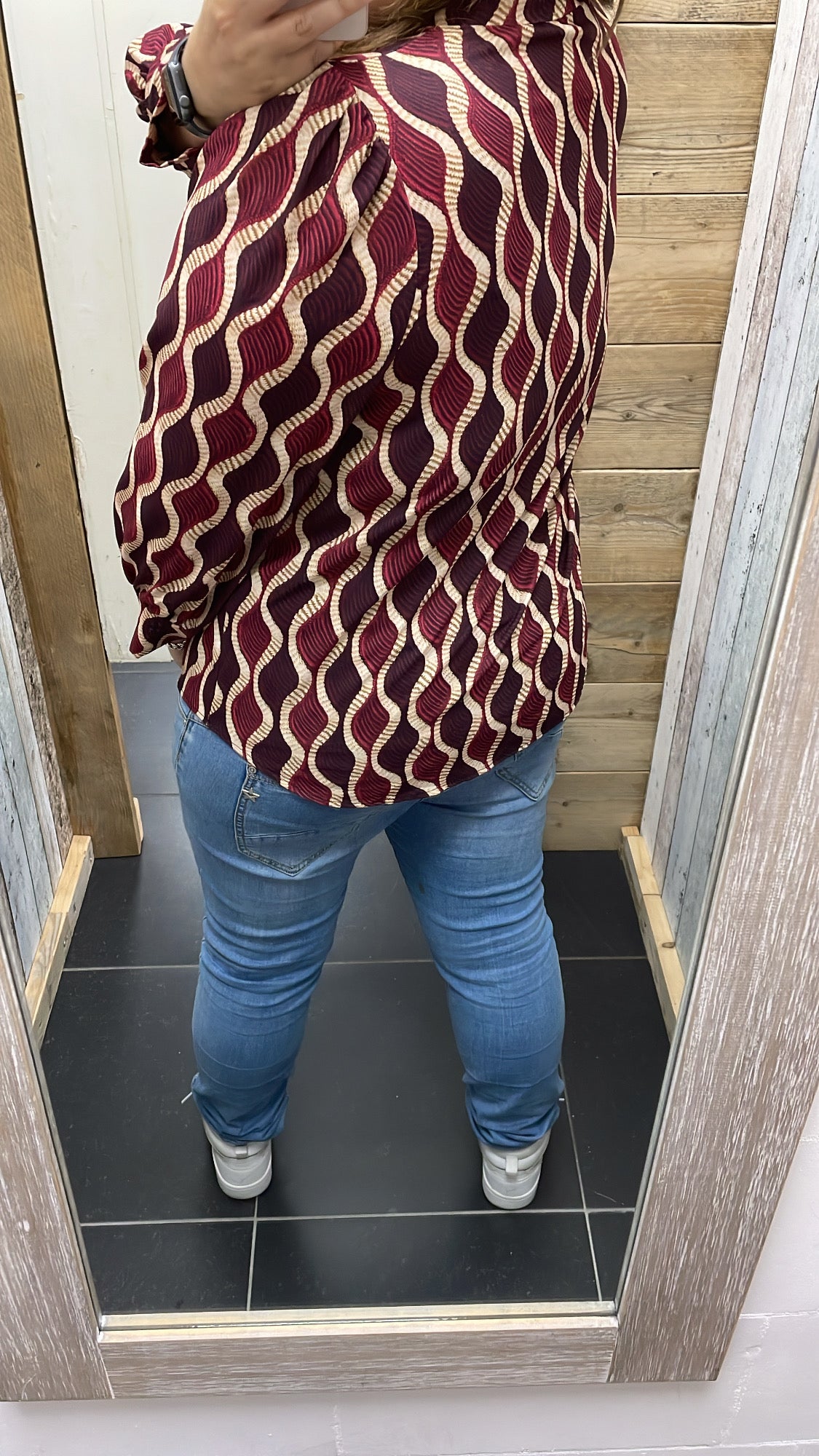 BLOUSE 'NANCY' | BORDEAUX