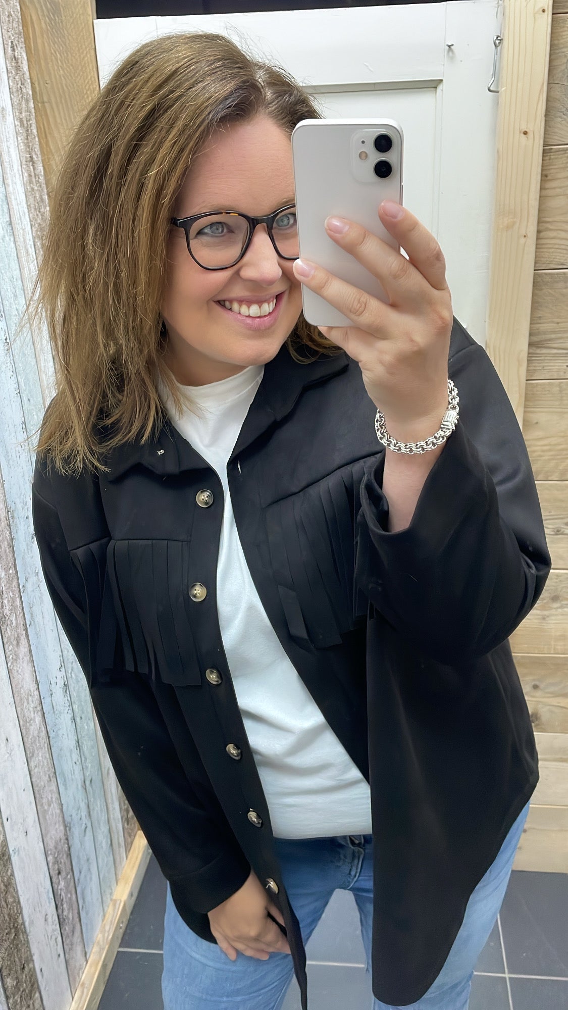 PS JAS 'FRANJES' | ZWART