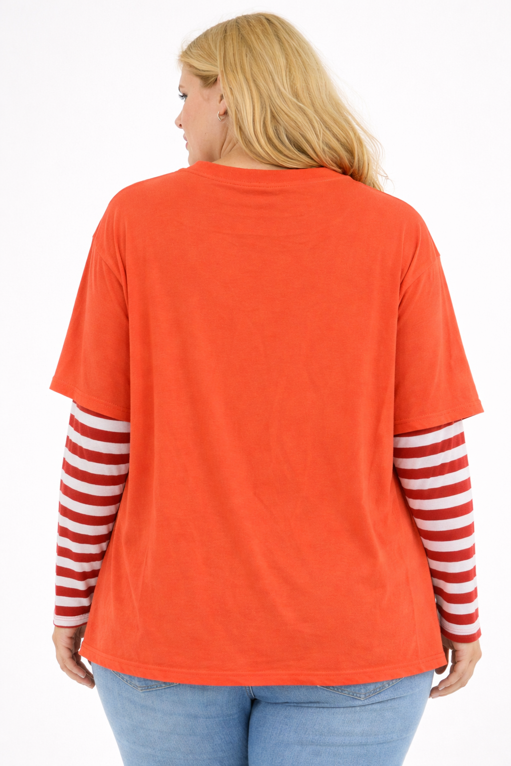 PS T-SHIRT ‘LONGSLEEVE' | ORANJE