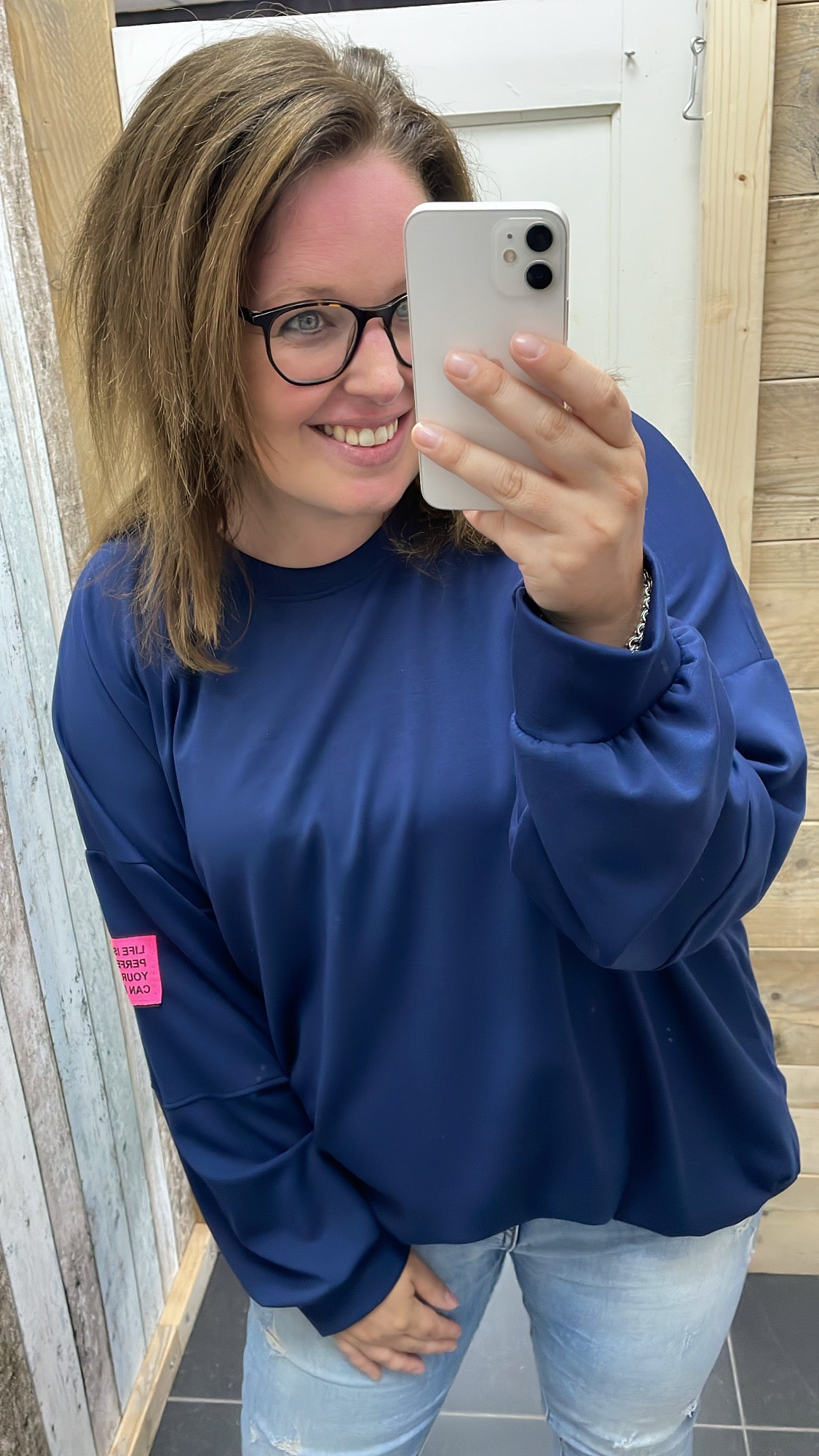 PS TRUI ‘EMBLEEM’ | DONKERBLAUW