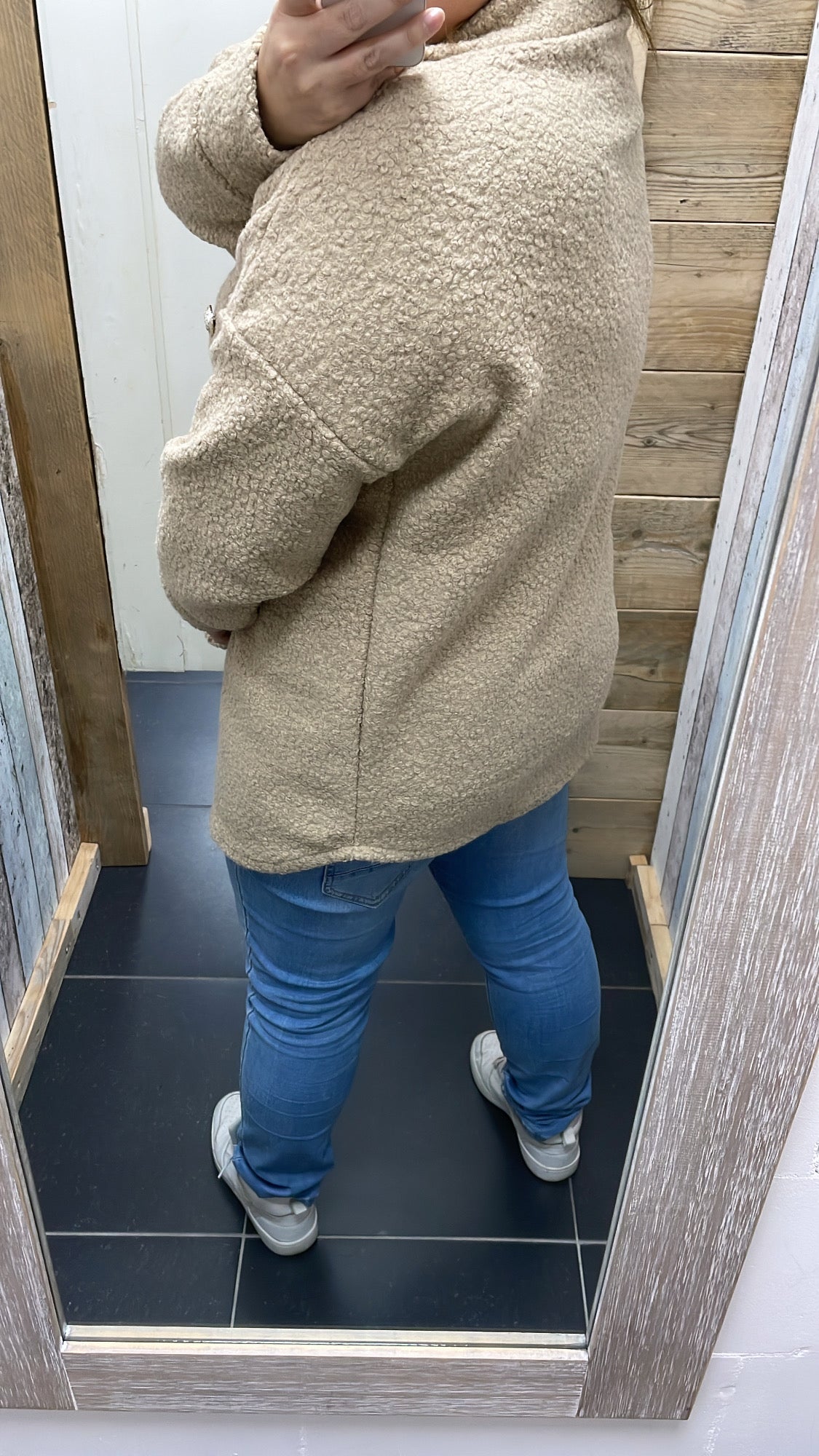 PS VEST 'TEDDY' | TAUPE