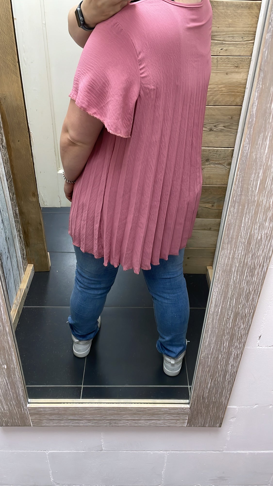 PS BLOUSE 'PLISSÉ' | ROZE