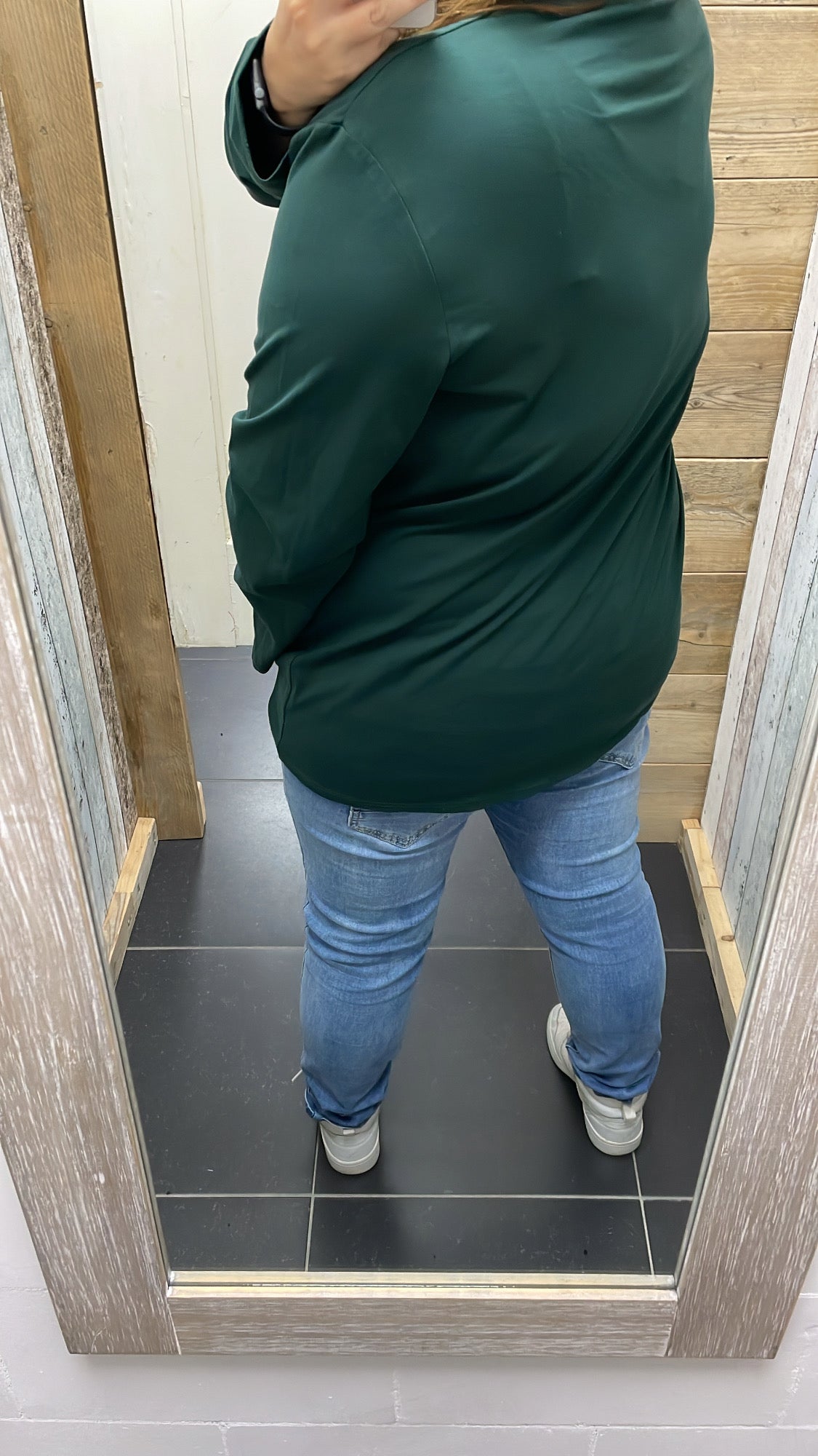 PS LONGSLEEVE | DONKERGROEN