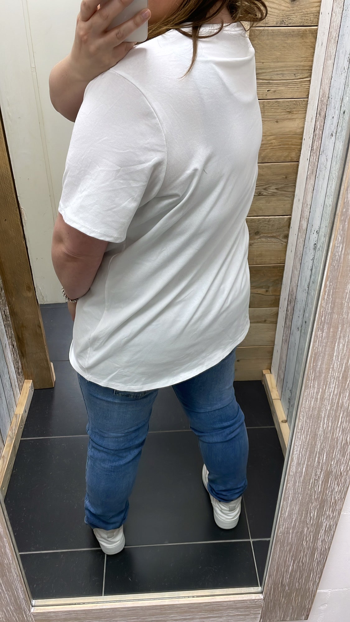 PS T-SHIRT ‘PANTER' | OFF-WHITE/GROEN