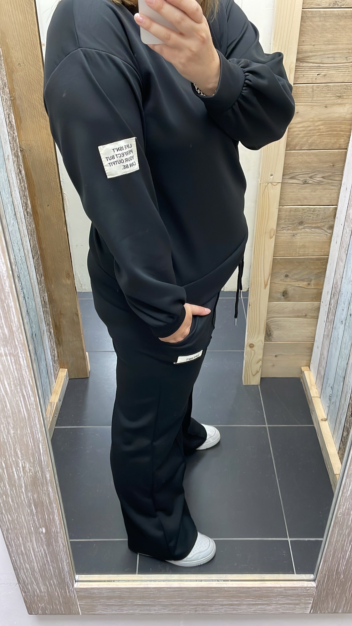 COMFY PAK 'LANG' | ZWART