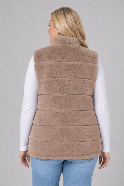 PS GILET 'NEPBONT' | TAUPE