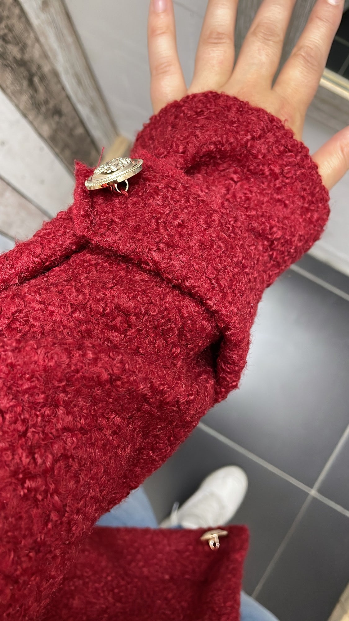 PS VEST 'TEDDY KNOOP' | WIJNROOD