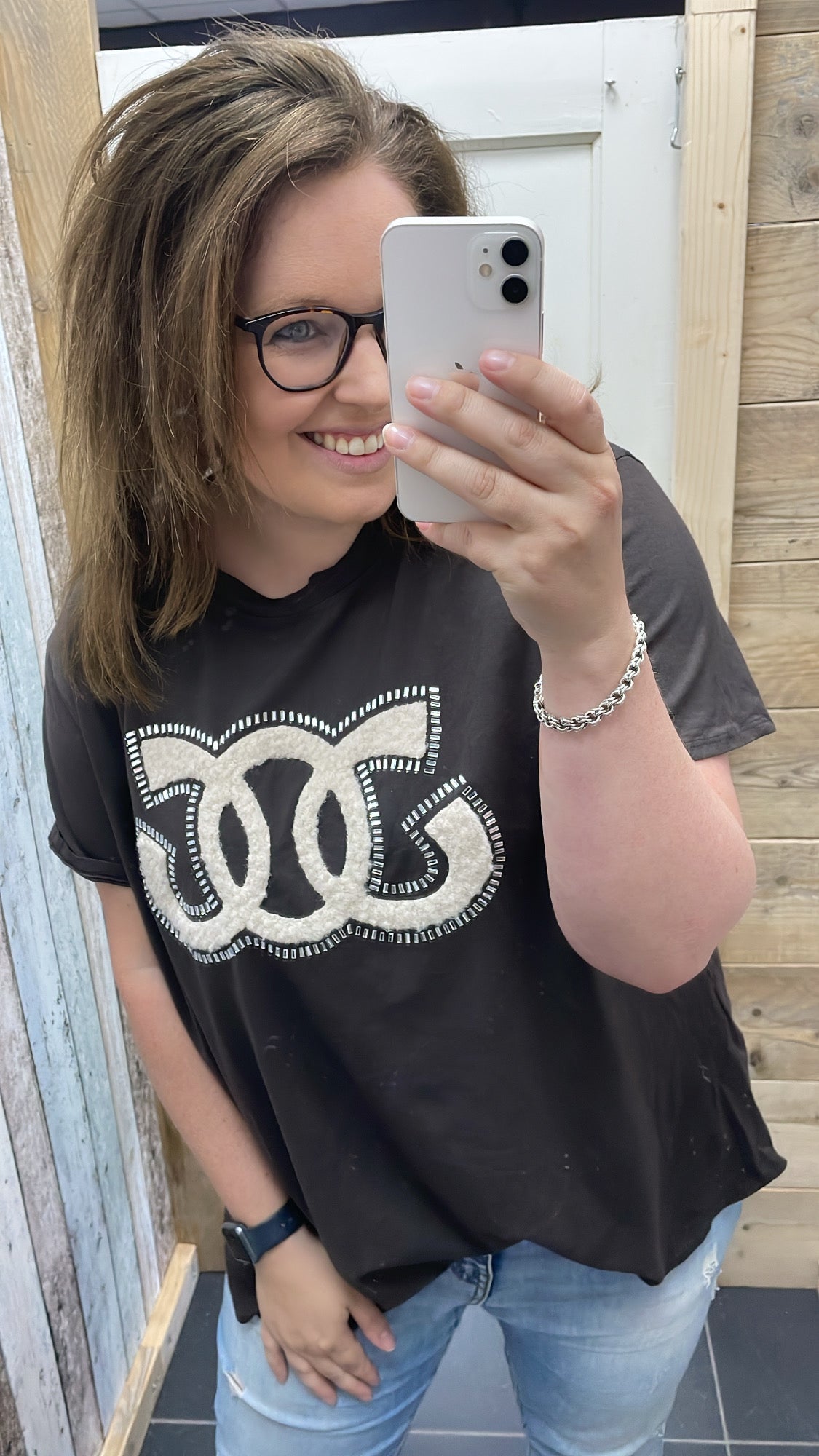 PS T-SHIRT ‘CC' | DONKERBRUIN