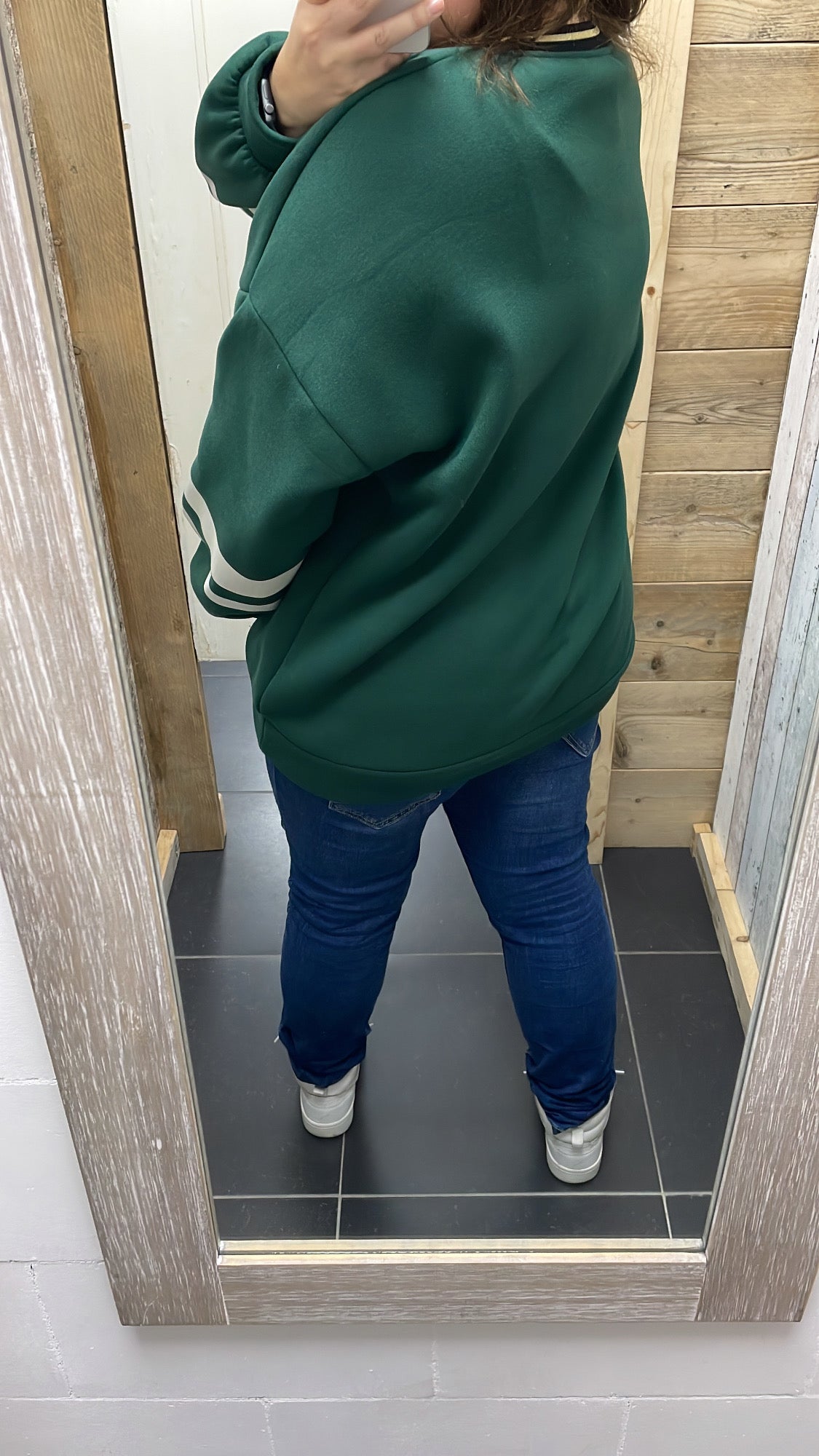 PS TRUI 'BASEBALL' | DONKERGROEN