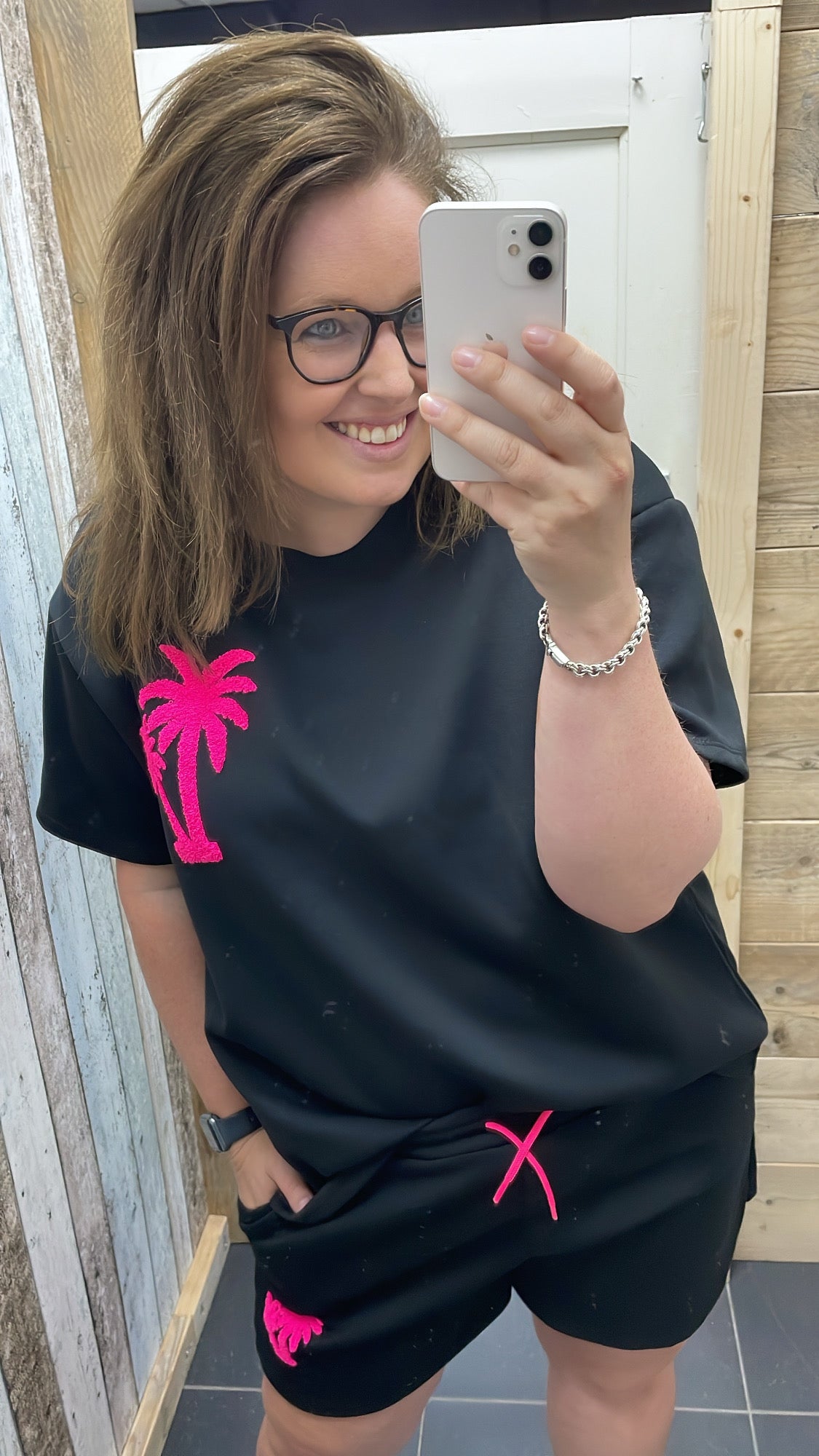 PS COMFY PAK 'PALMBOOM' | ZWART